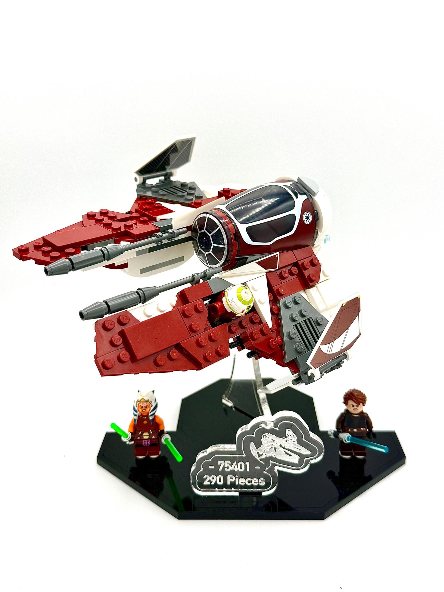 Display Stand for LEGO® set 75401 Ahsok'a Jedi Interceptor