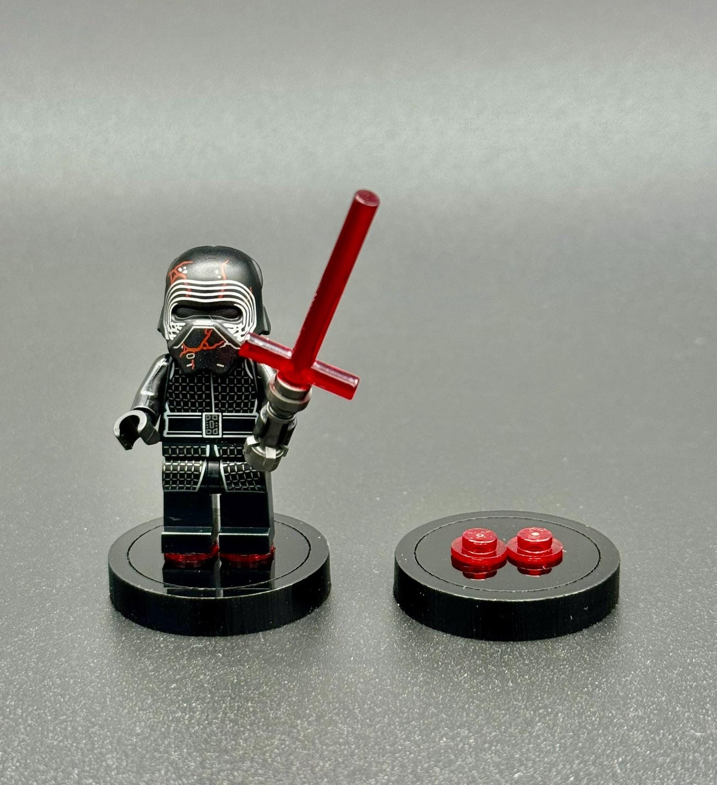 Minifigure Slider Display Stand Multipack "Dark Sliders"