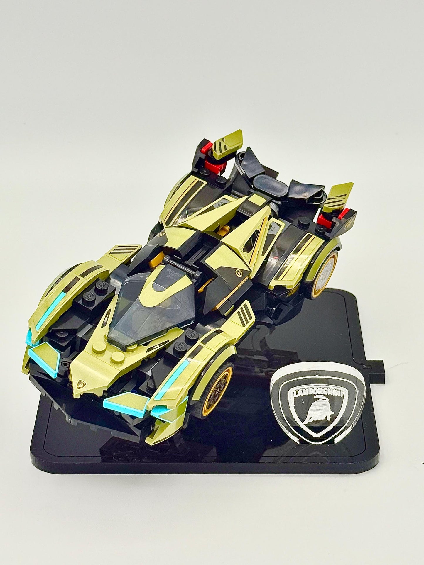 Display Stand for LEGO® Lamborghini Lambo V12 Vision GT Super Car Set# 76923