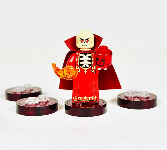 Multicolor Gaming Minifigure Display Stands "Brilliant Sliders" 5 Pack for Lego Minifigures