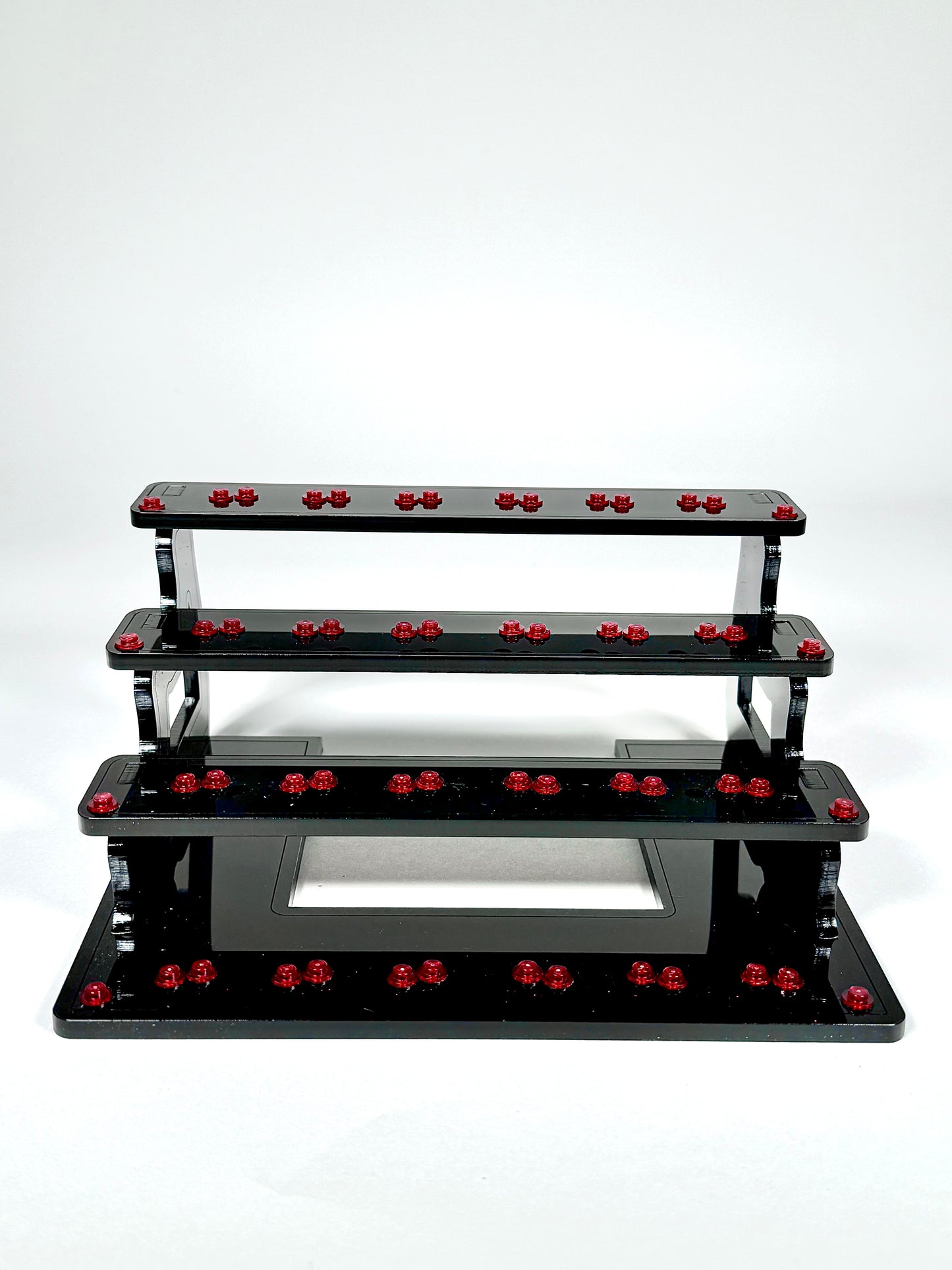 24 Minifigure Display Stand for Lego® Minifigures In Black Acrylic