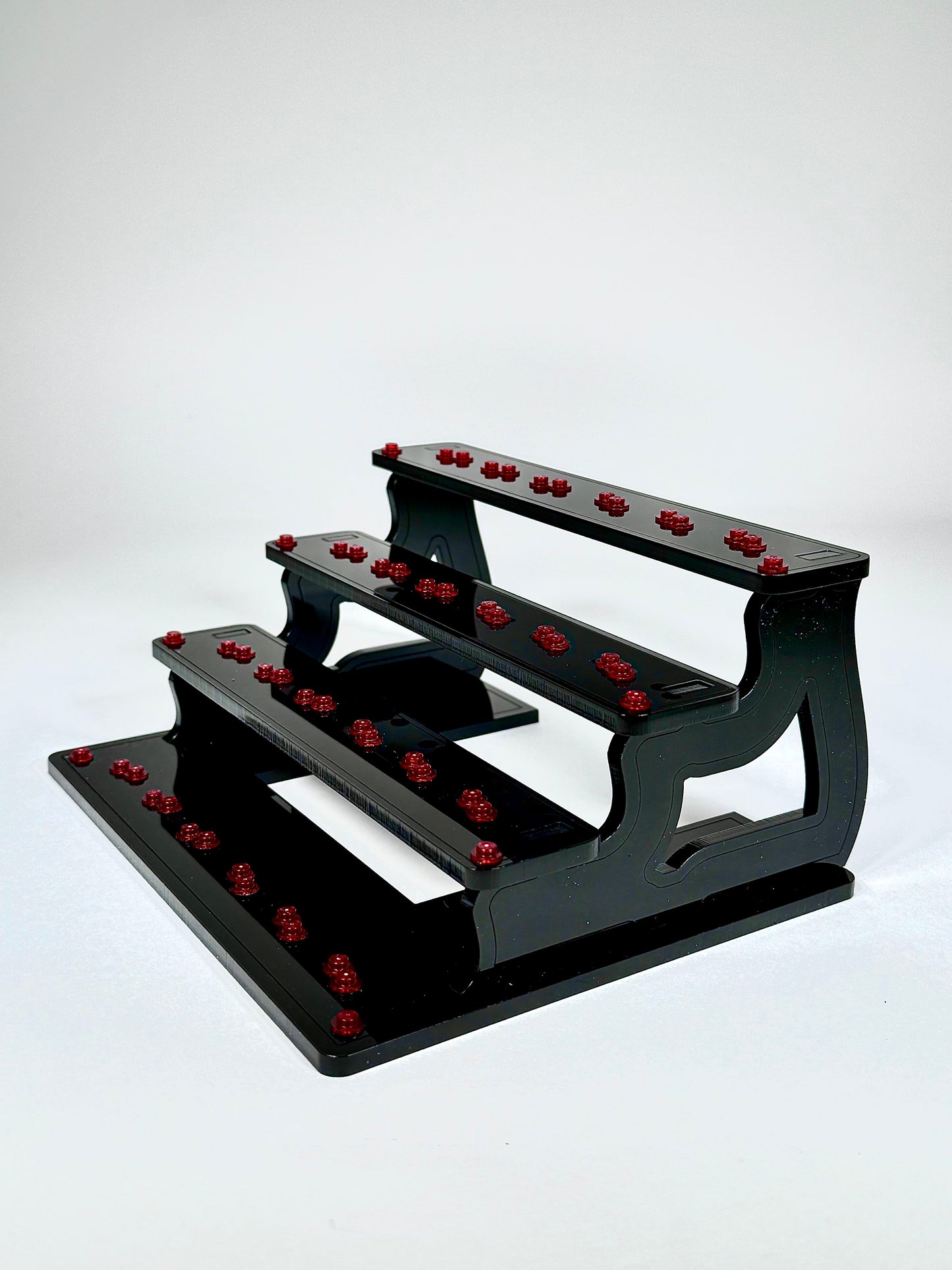 24 Minifigure Display Stand for Lego® Minifigures In Black Acrylic