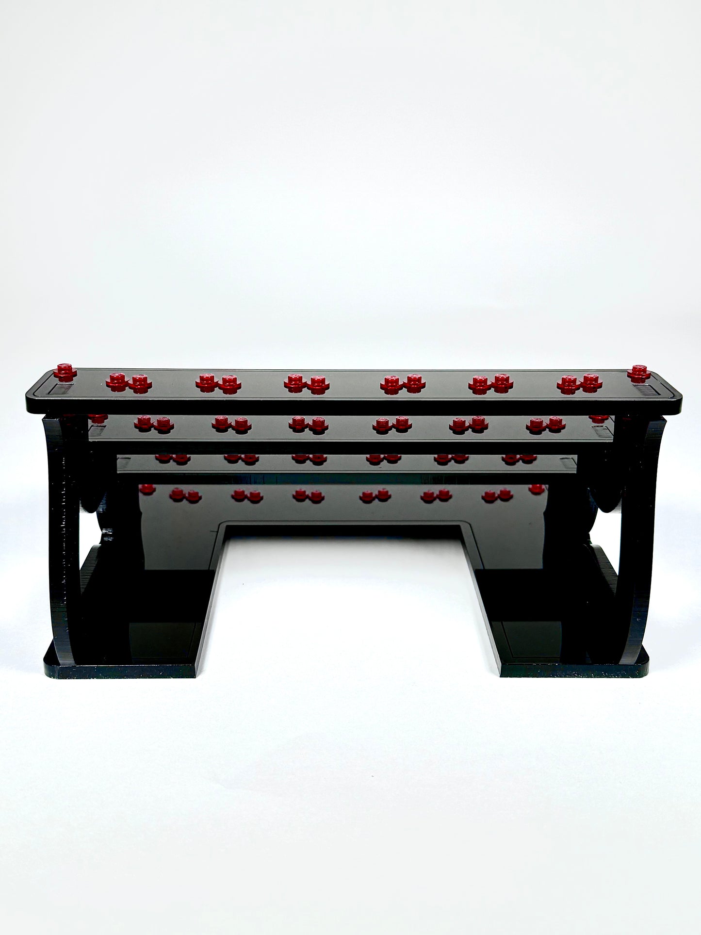 24 Minifigure Display Stand for Lego® Minifigures In Black Acrylic