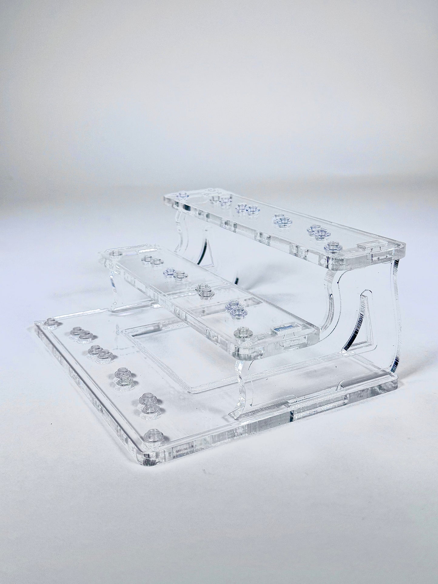 12 Minifigure Display Stand in Clear Acrylic for Lego® Minifigures