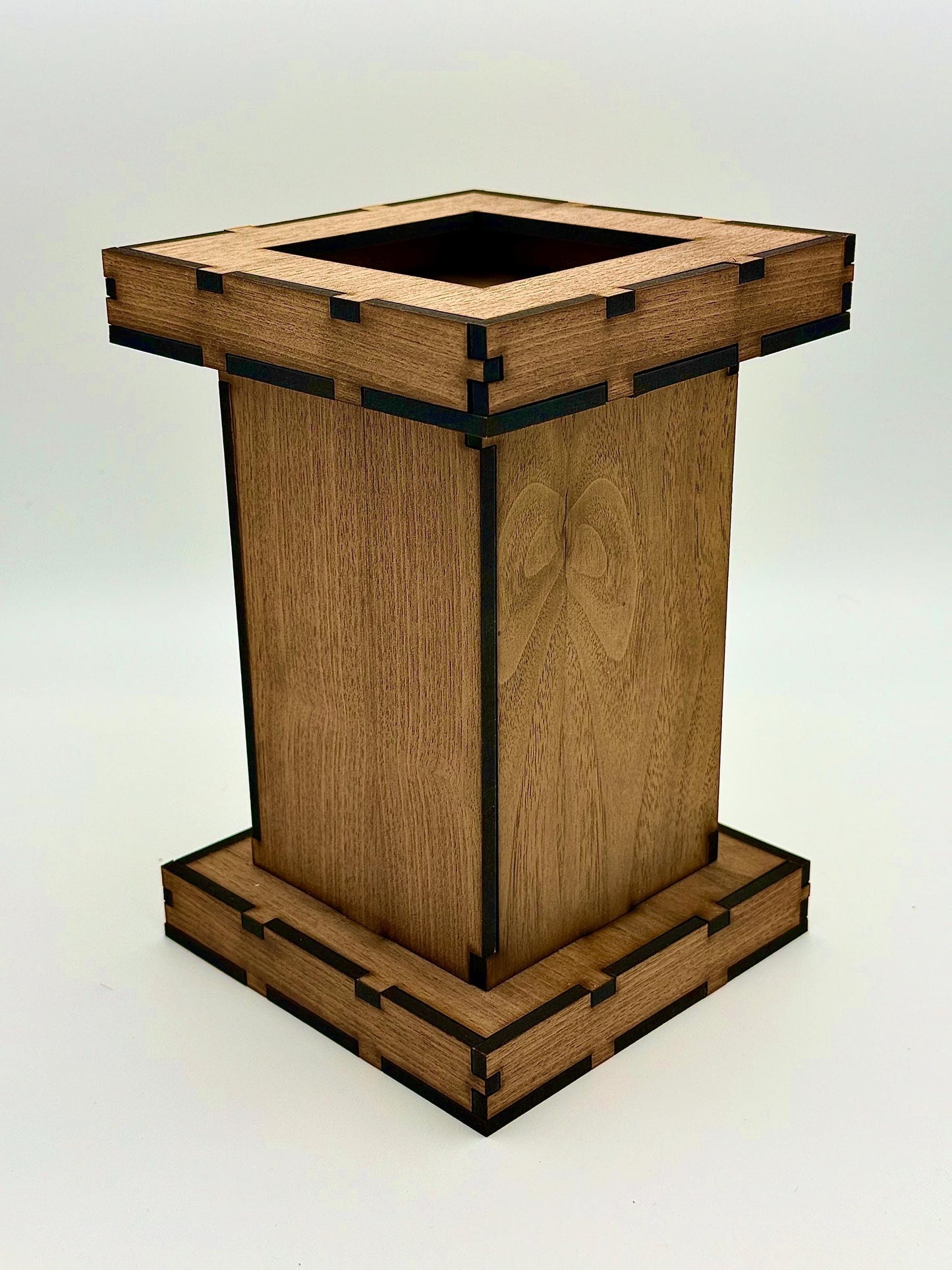 Walnut Vase for Lego Botanicals Wildflower Bouquet 10313 or any Botanical's Assortment