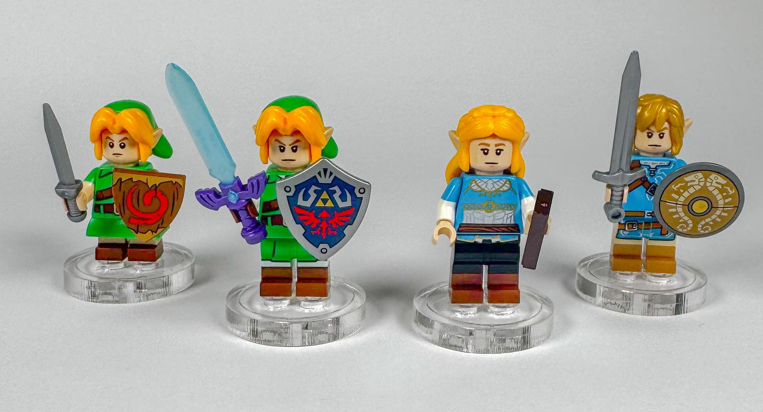 Minifigure "Sliders" Display Stands