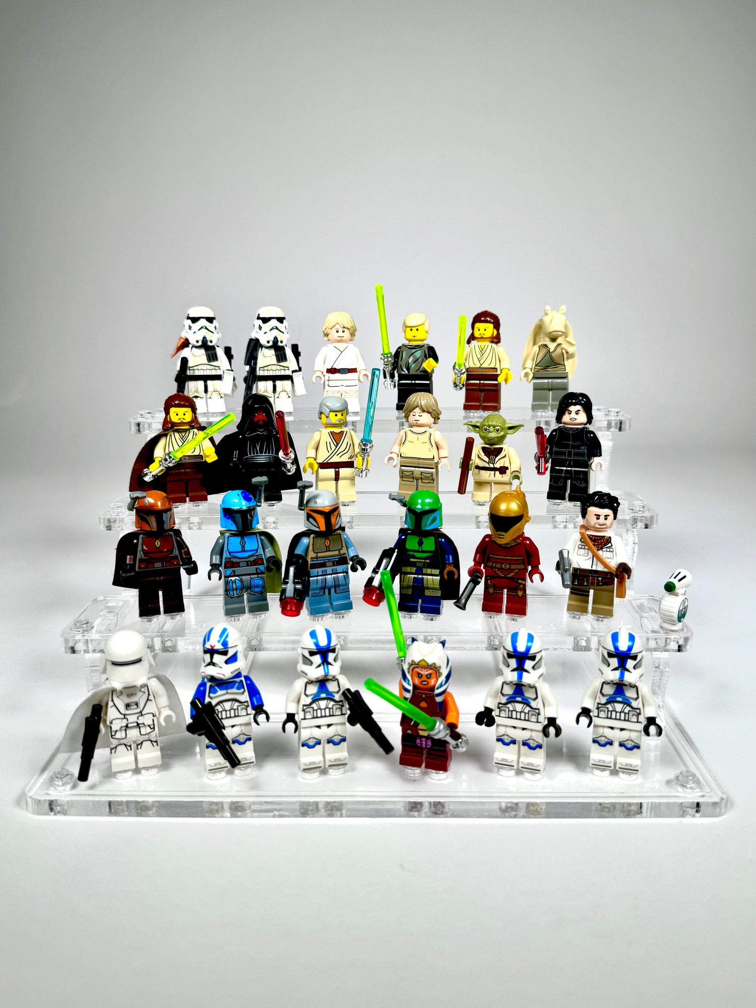 Tiered Minifigure Display Stands