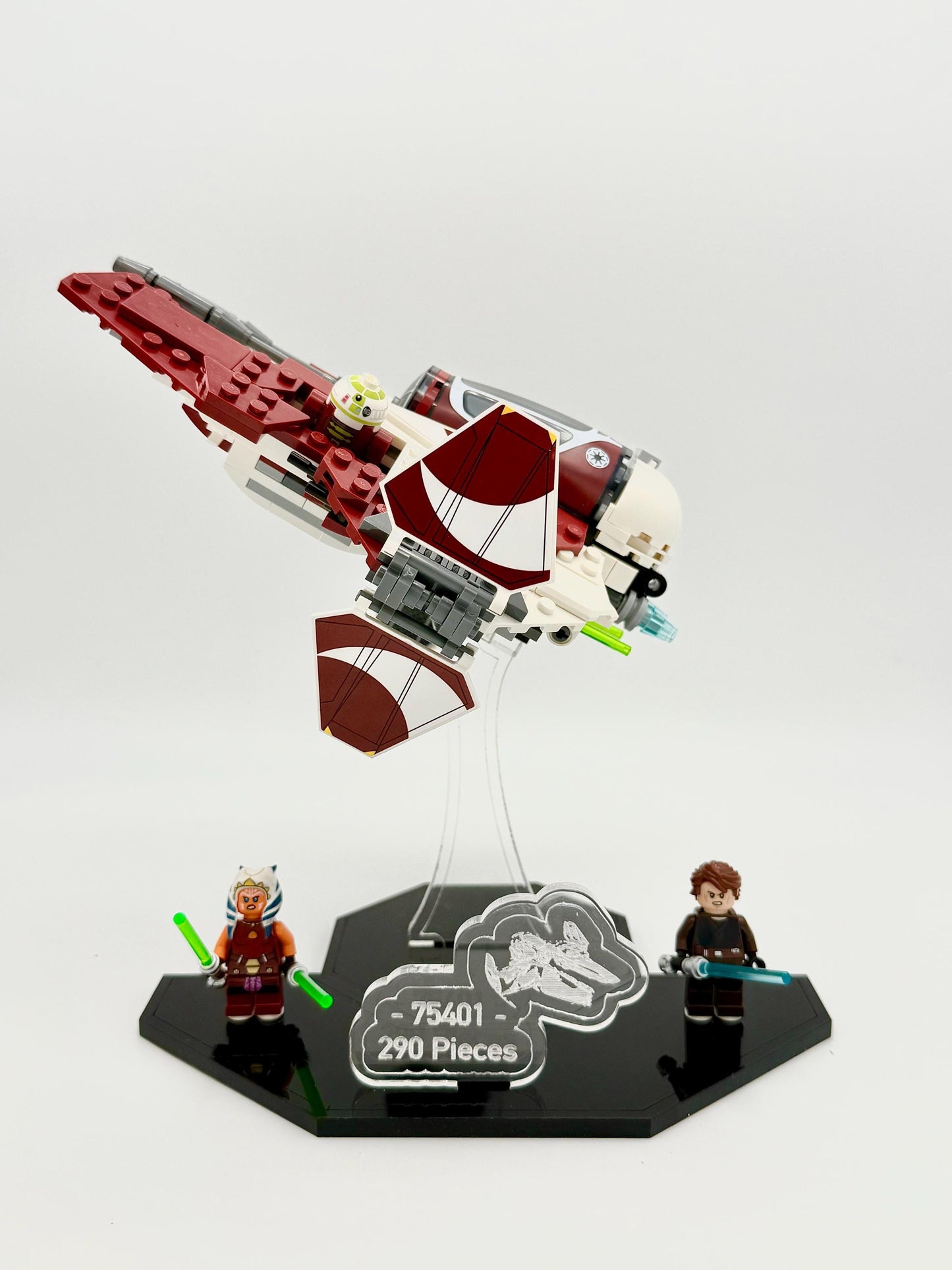 Display Stand for LEGO® set 75401 Ahsok'a Jedi Interceptor