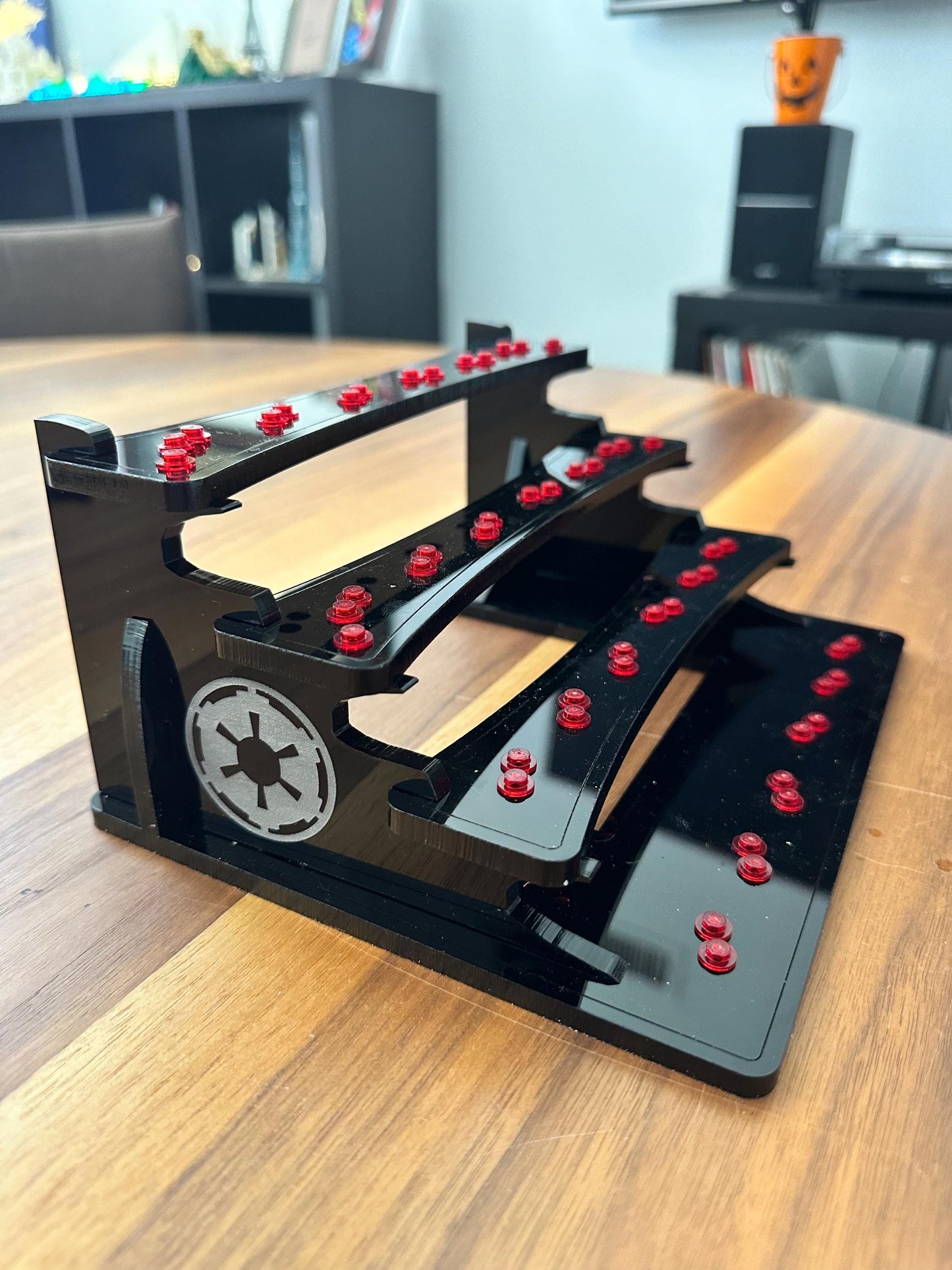 24 Minifigure Display Stand for Lego® Minifigures In Black Acrylic