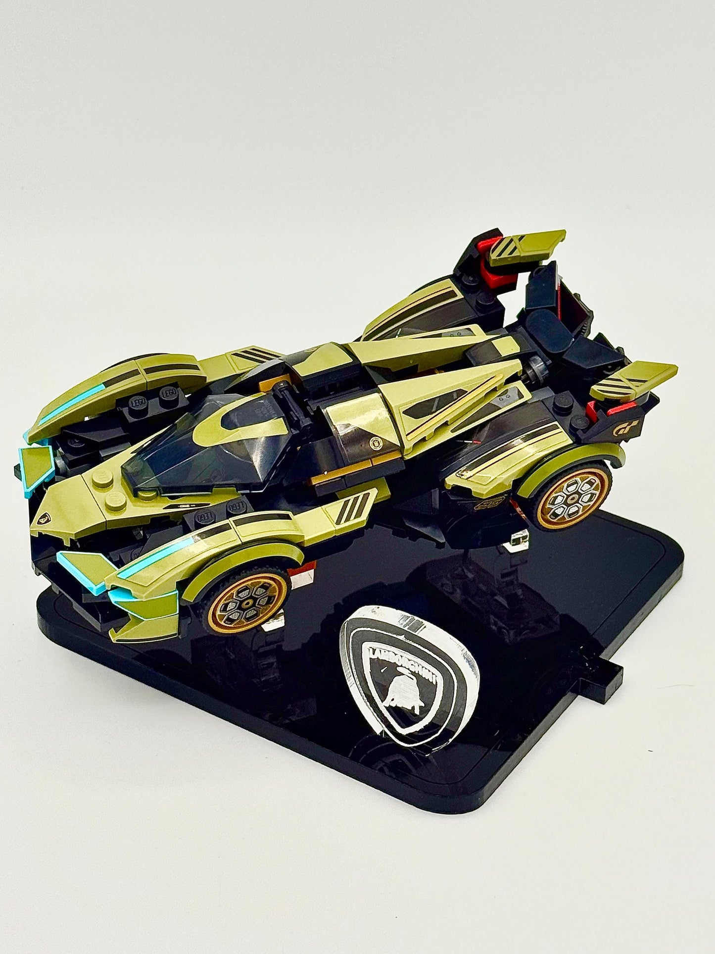 Display Stand for LEGO® Lamborghini Lambo V12 Vision GT Super Car Set# 76923