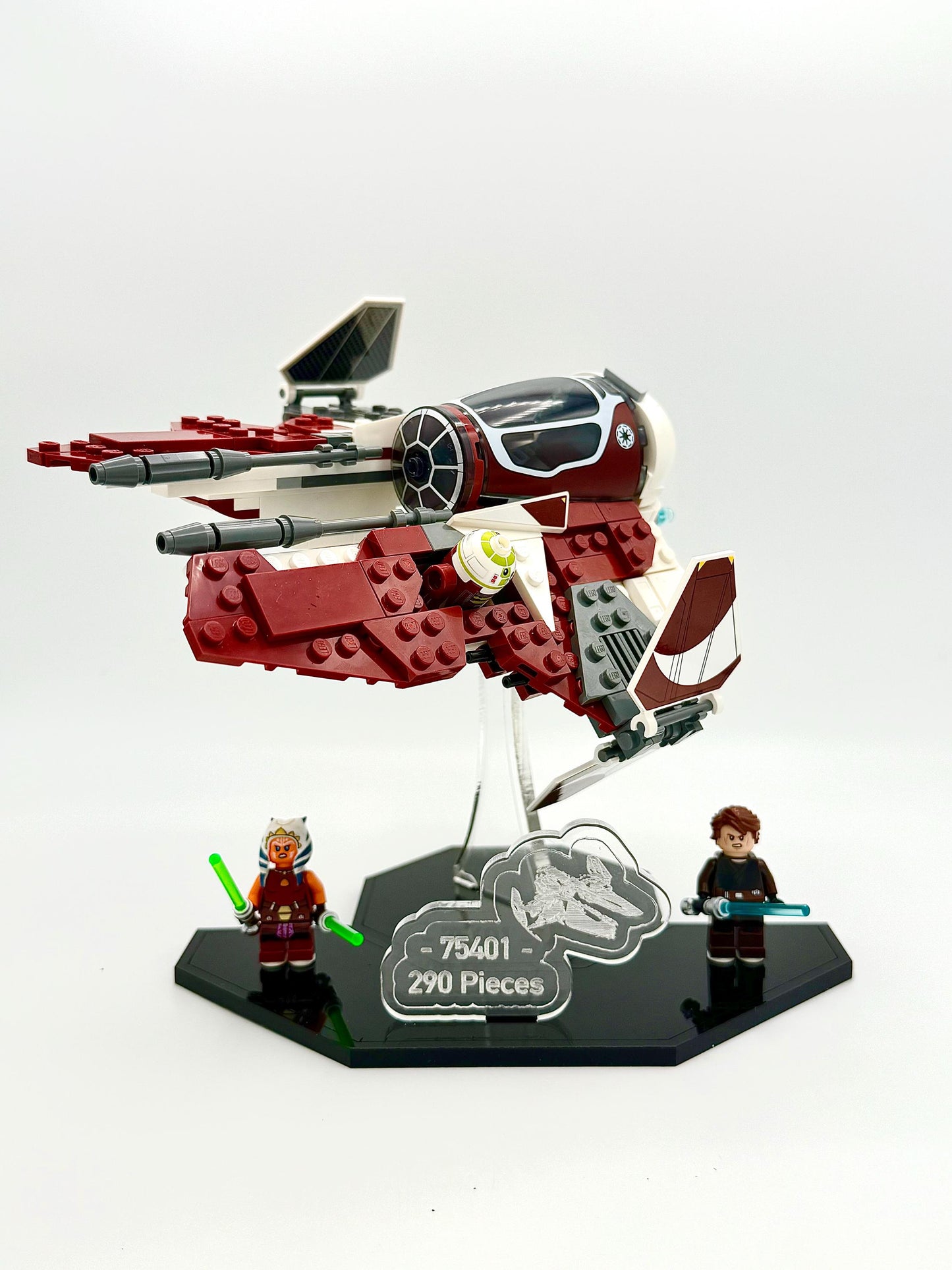 Display Stand for LEGO® set 75401 Ahsok'a Jedi Interceptor
