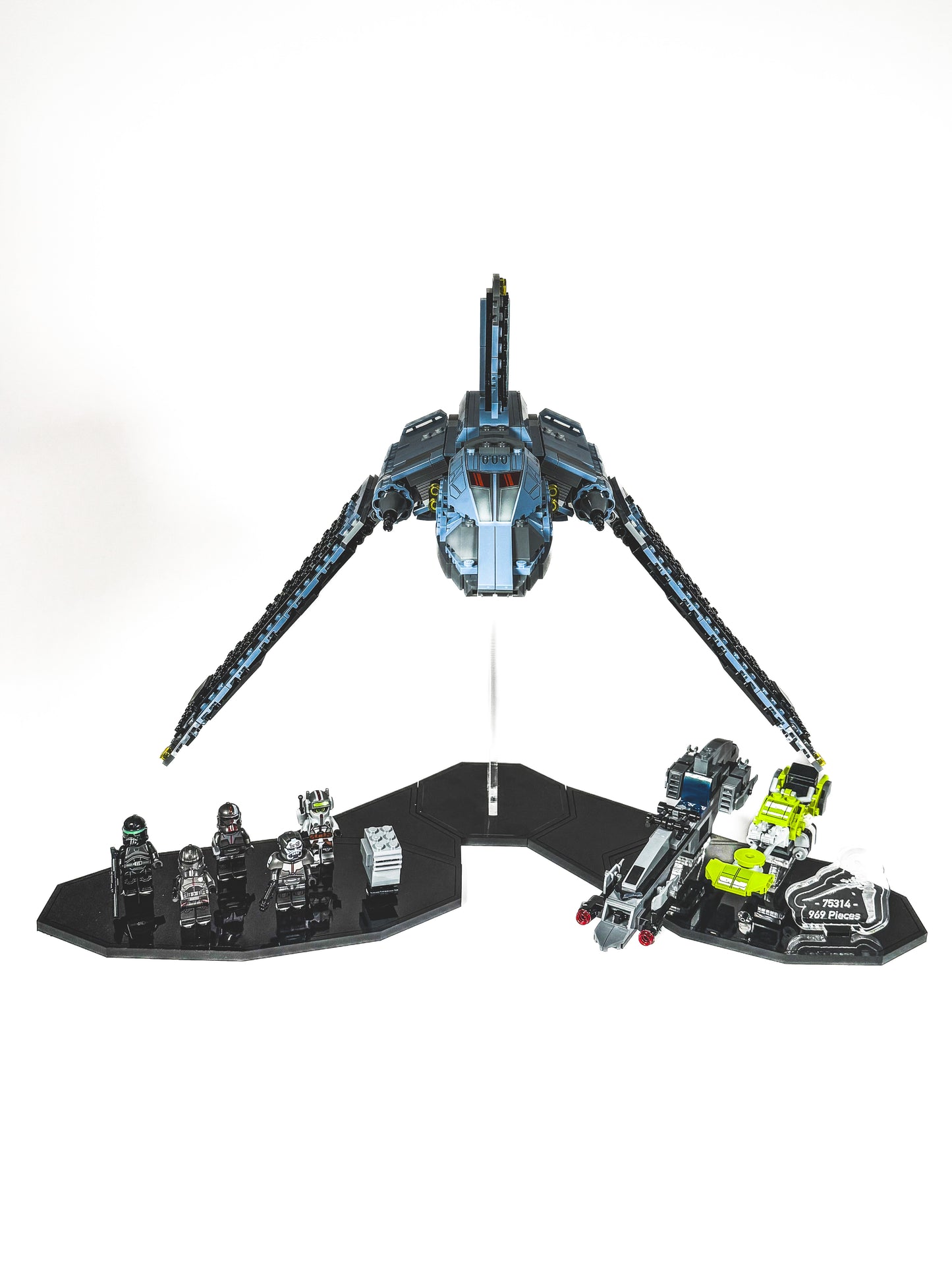 Display Stand designed for LEGO® Bad Batch Attack Shuttle - Marauder (75314)