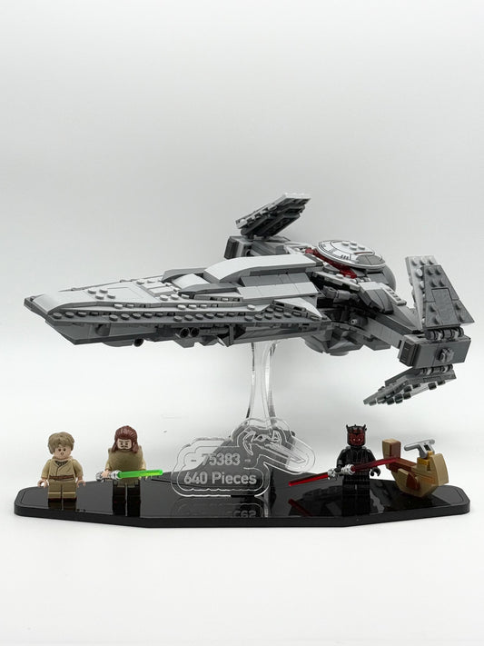 Display Stand for LEGO® set 75383 Darth Maul's Sith Infiltrator