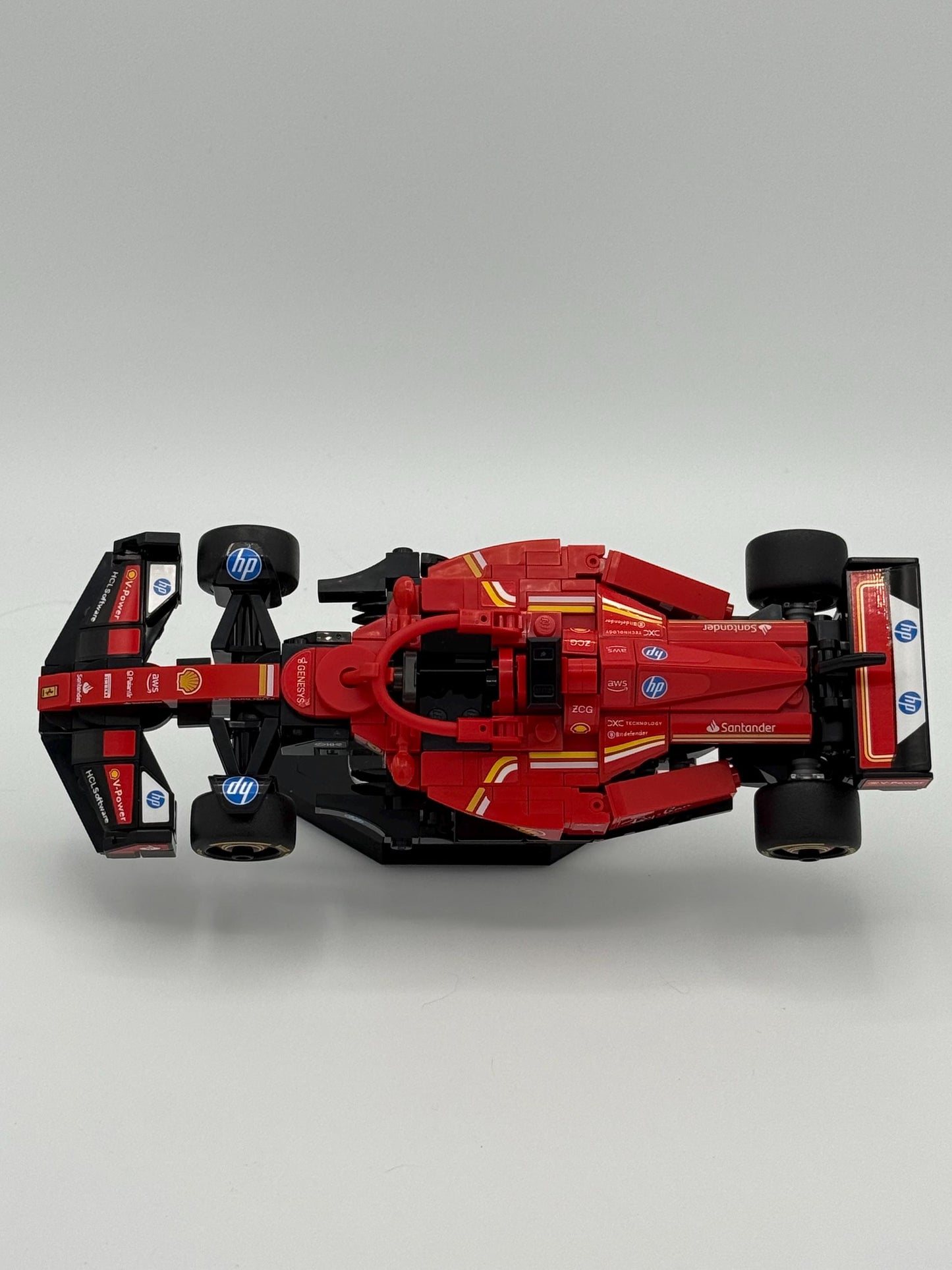 F1 Speed Champions Stand designed to work with LEGO® F1 Speed Champions cars