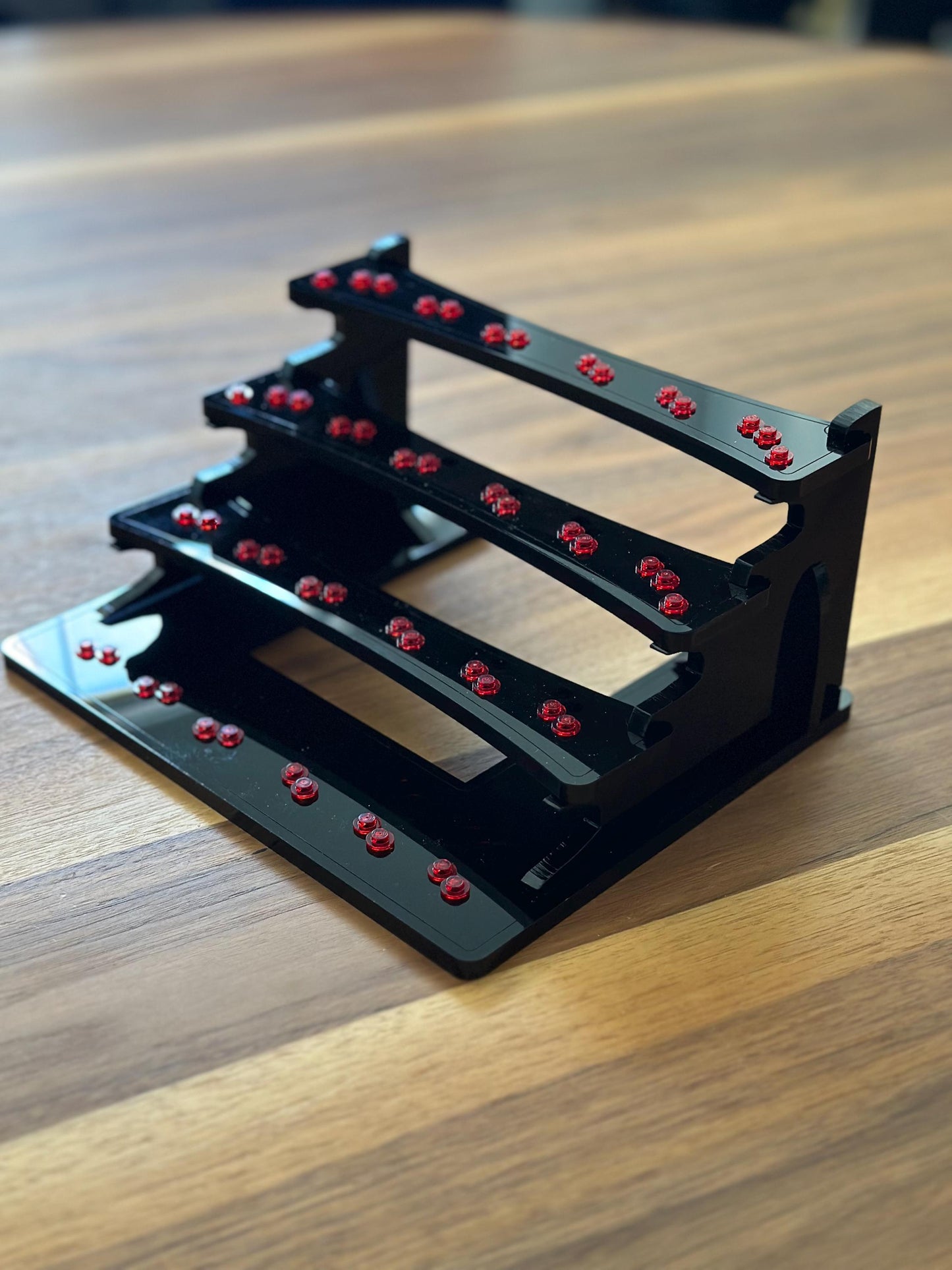 24 Minifigure Display Stand for Lego® Minifigures In Black Acrylic