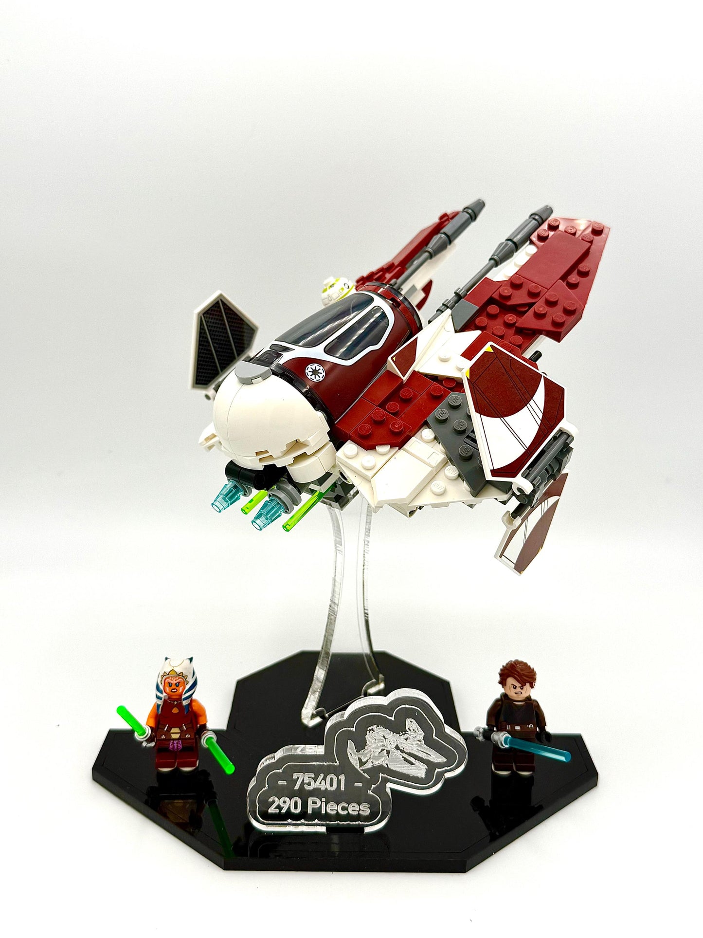 Display Stand for LEGO® set 75401 Ahsok'a Jedi Interceptor