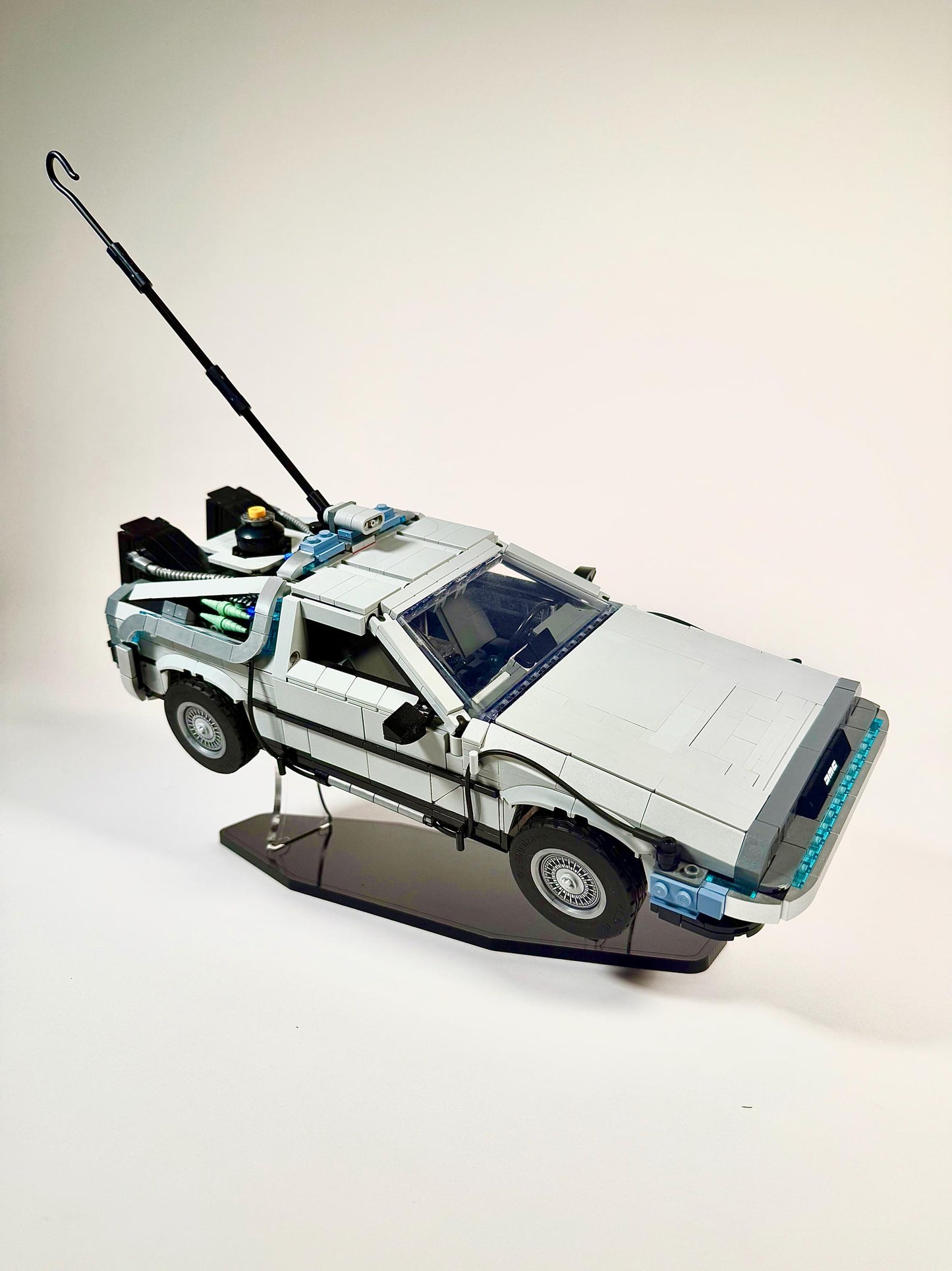 Display Stand designed for LEGO® Back to the Future Time Machine Set # 10300