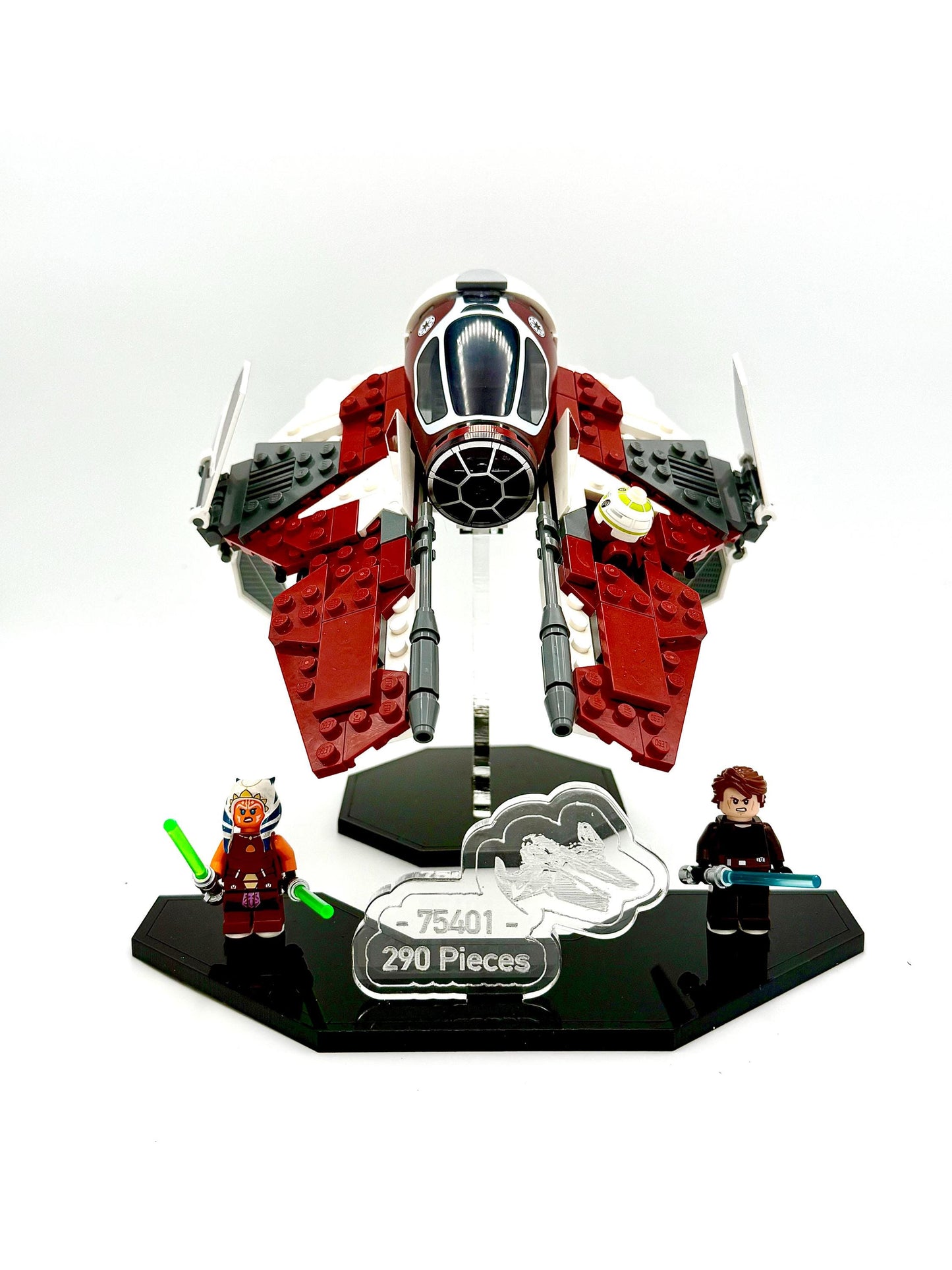 Display Stand for LEGO® set 75401 Ahsok'a Jedi Interceptor
