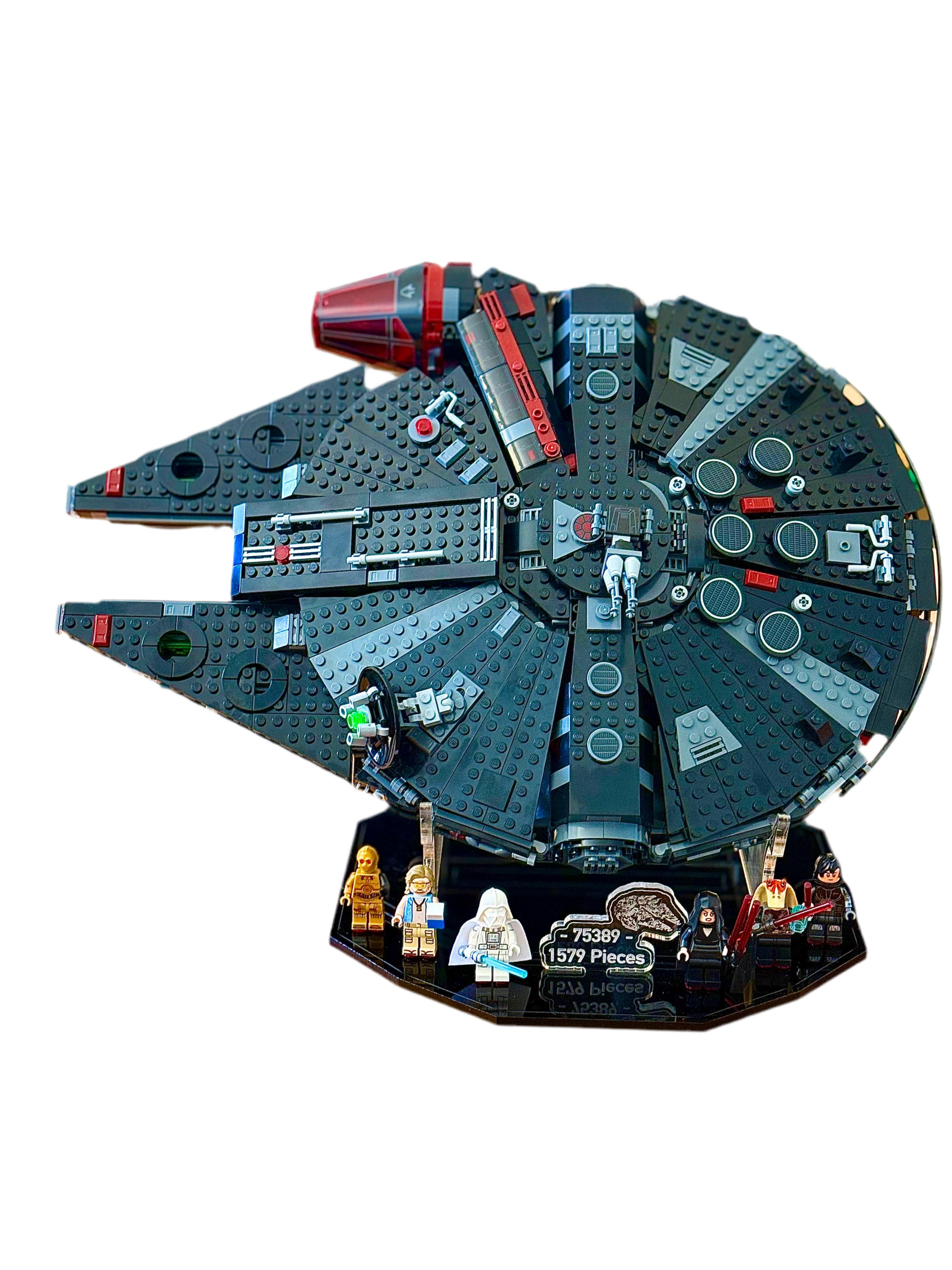 Display Stand designed for LEGO® Star Wars The Dark Falcon (75389