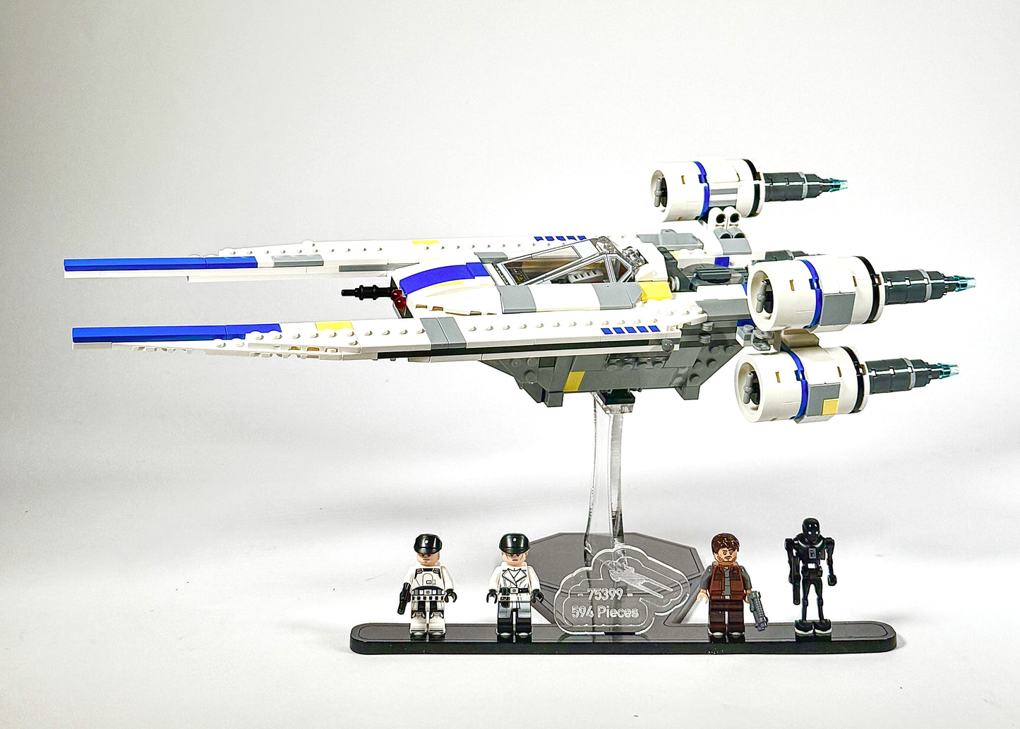 Display Stand designed for LEGO® Star Wars Rebel U-Wing Starfighter™ (75399)