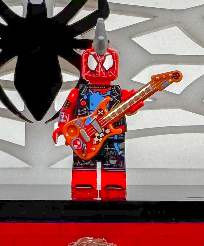Minifigure Display Stand designed for LEGO® 71050 Spider-Man: Across the Spider-Verse Collectible Minifigure Series (3 Tier Stand)