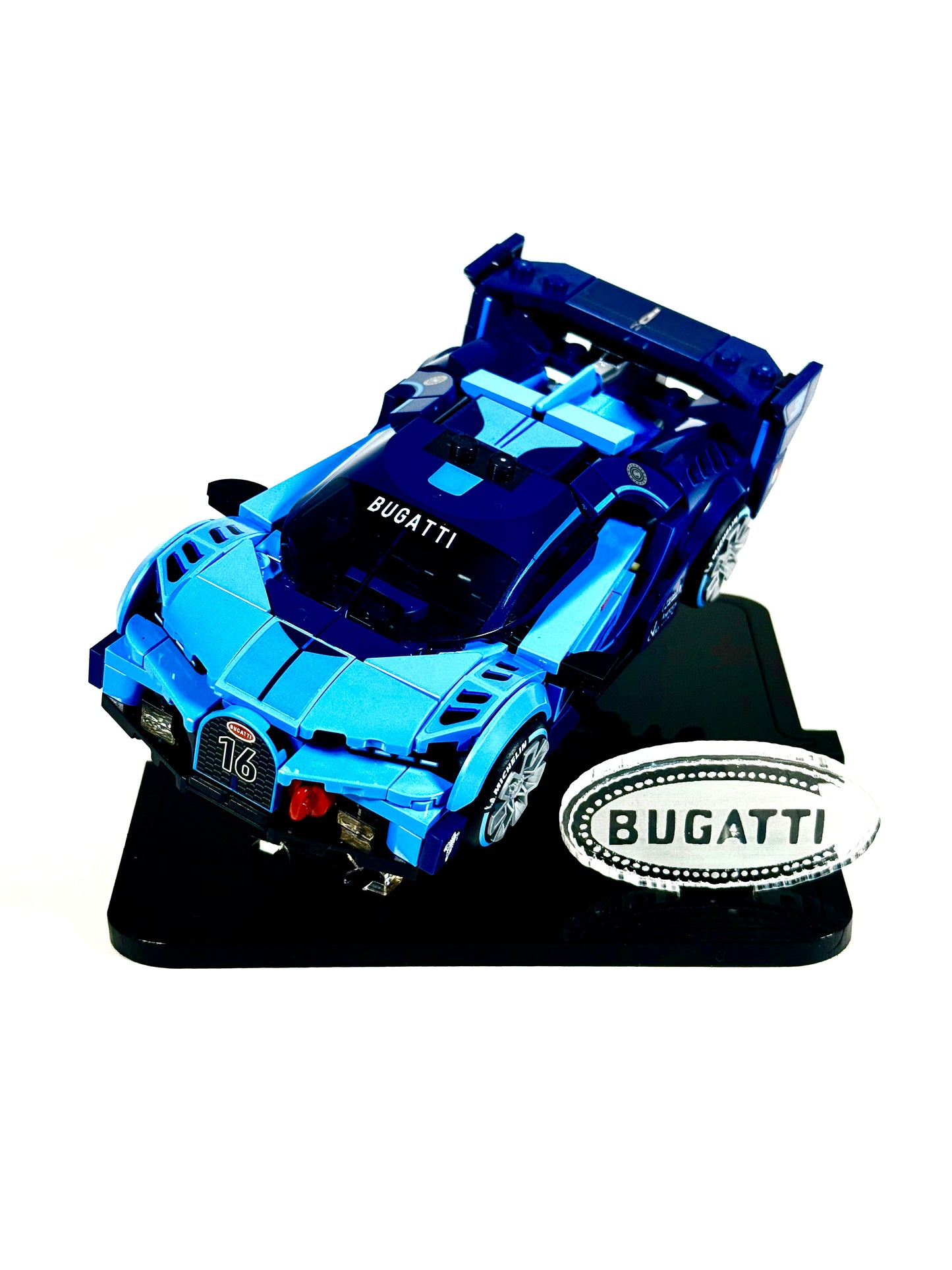 Display Stand for LEGO® Bugatti Vision GT Hyper Sports Car Set# 77253