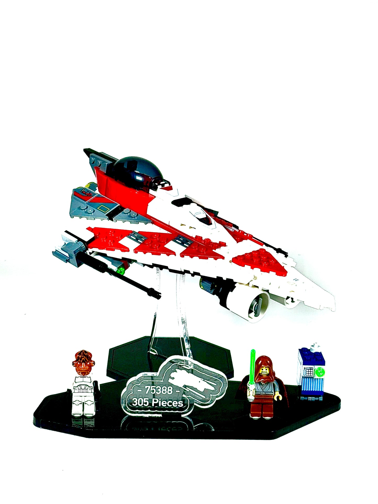 Display Stand designed for LEGO® Star Wars Jedi Bob's Starfighter 75388