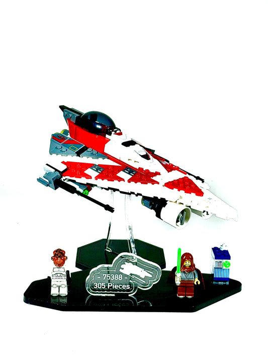 Display Stand designed for LEGO® Star Wars Jedi Bob's Starfighter 75388