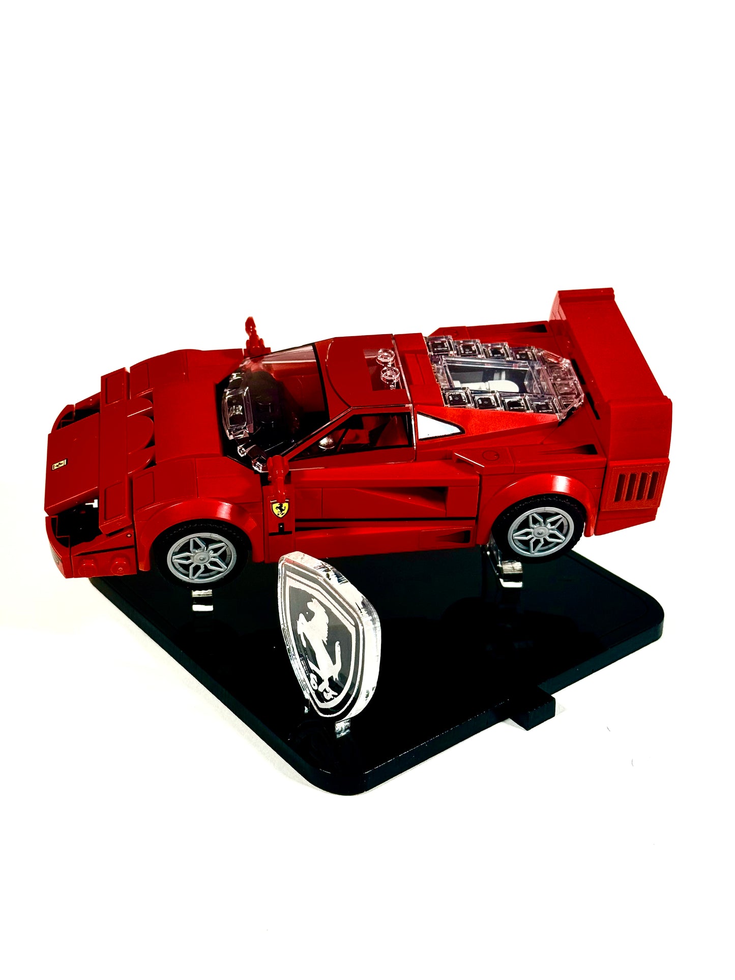 Display Stand for LEGO® Ferrari F40 Supercar Set# 76934