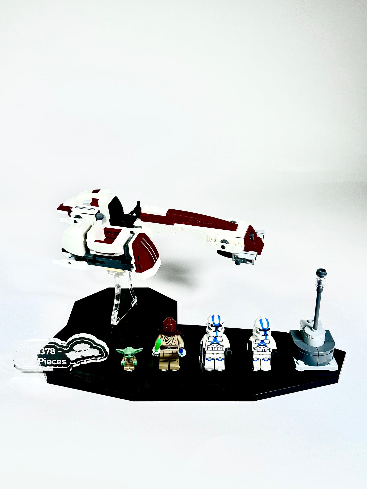 Display Stand for LEGO® Star Wars BARC Speeder™ Escape – Set 75378