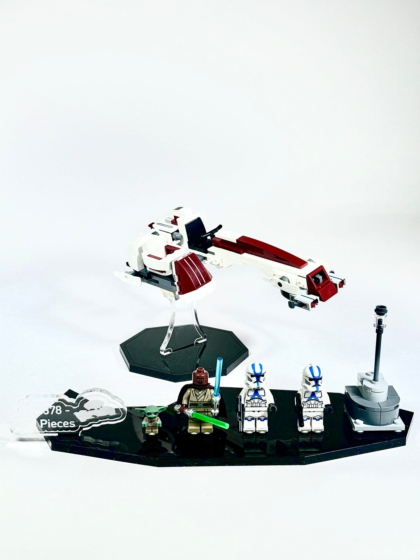 Display Stand for LEGO® Star Wars BARC Speeder™ Escape – Set 75378