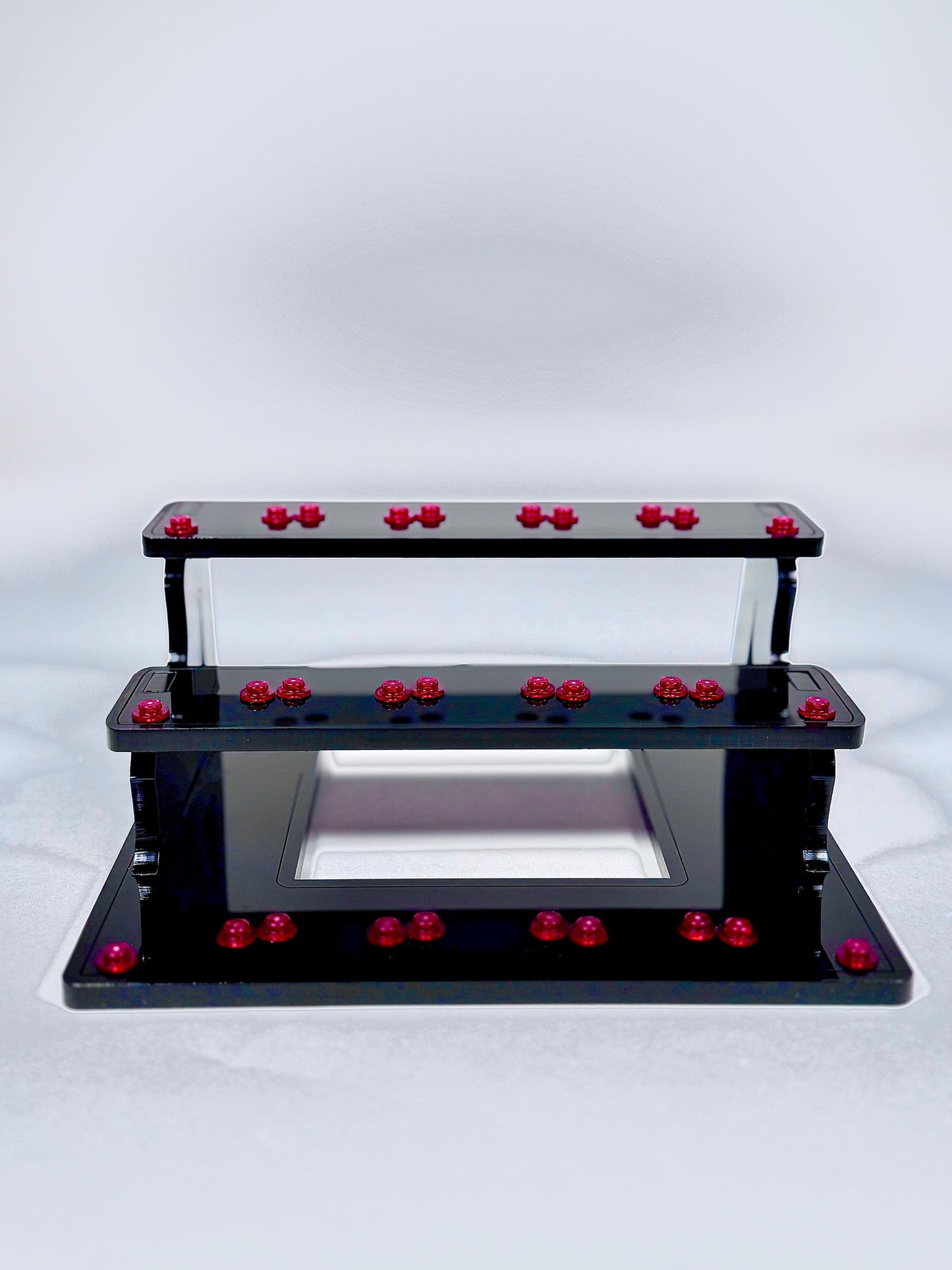 12 Minifigure Display Stand in Black Acrylic for Lego® Minifigures