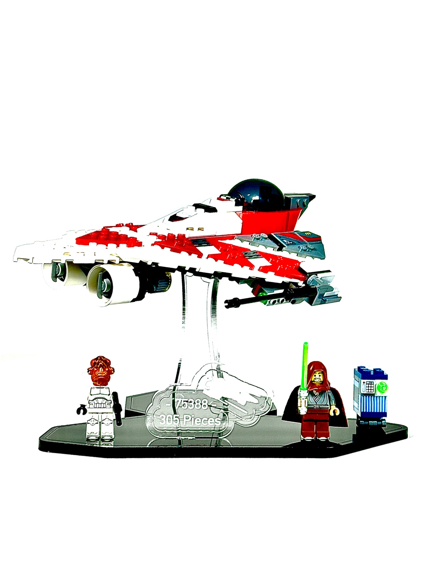Display Stand designed for LEGO® Star Wars Jedi Bob's Starfighter 75388