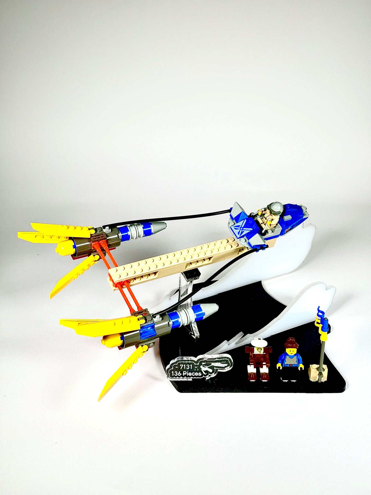 Display Stand designed for LEGO® Star Wars Anakin’s Podracer Set 7131