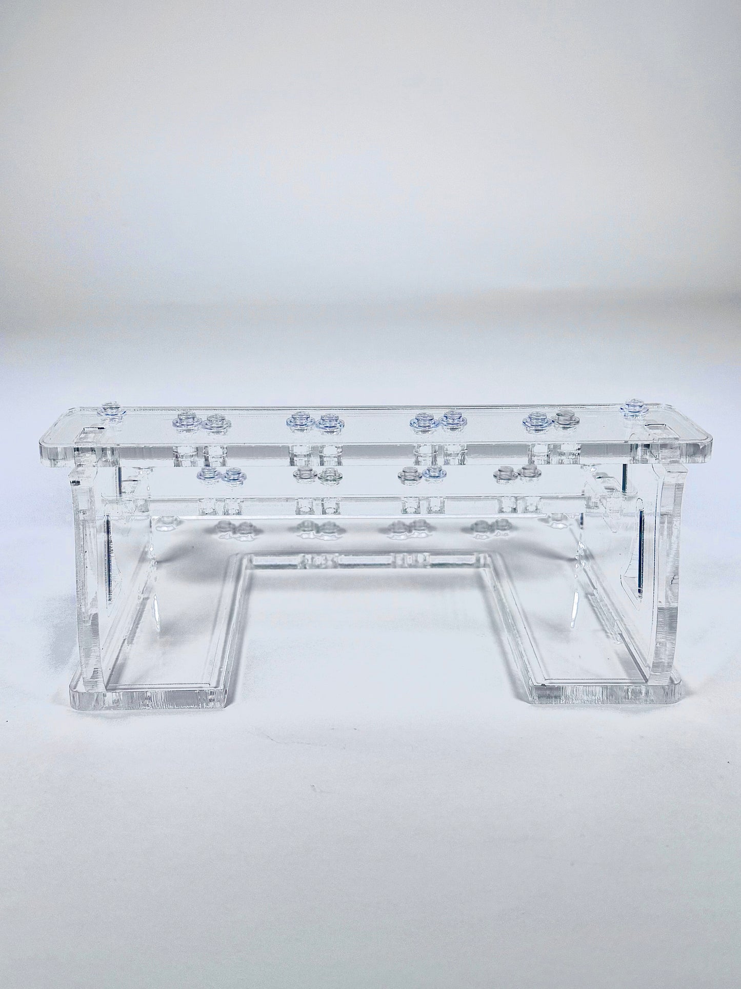 12 Minifigure Display Stand in Clear Acrylic for Lego® Minifigures