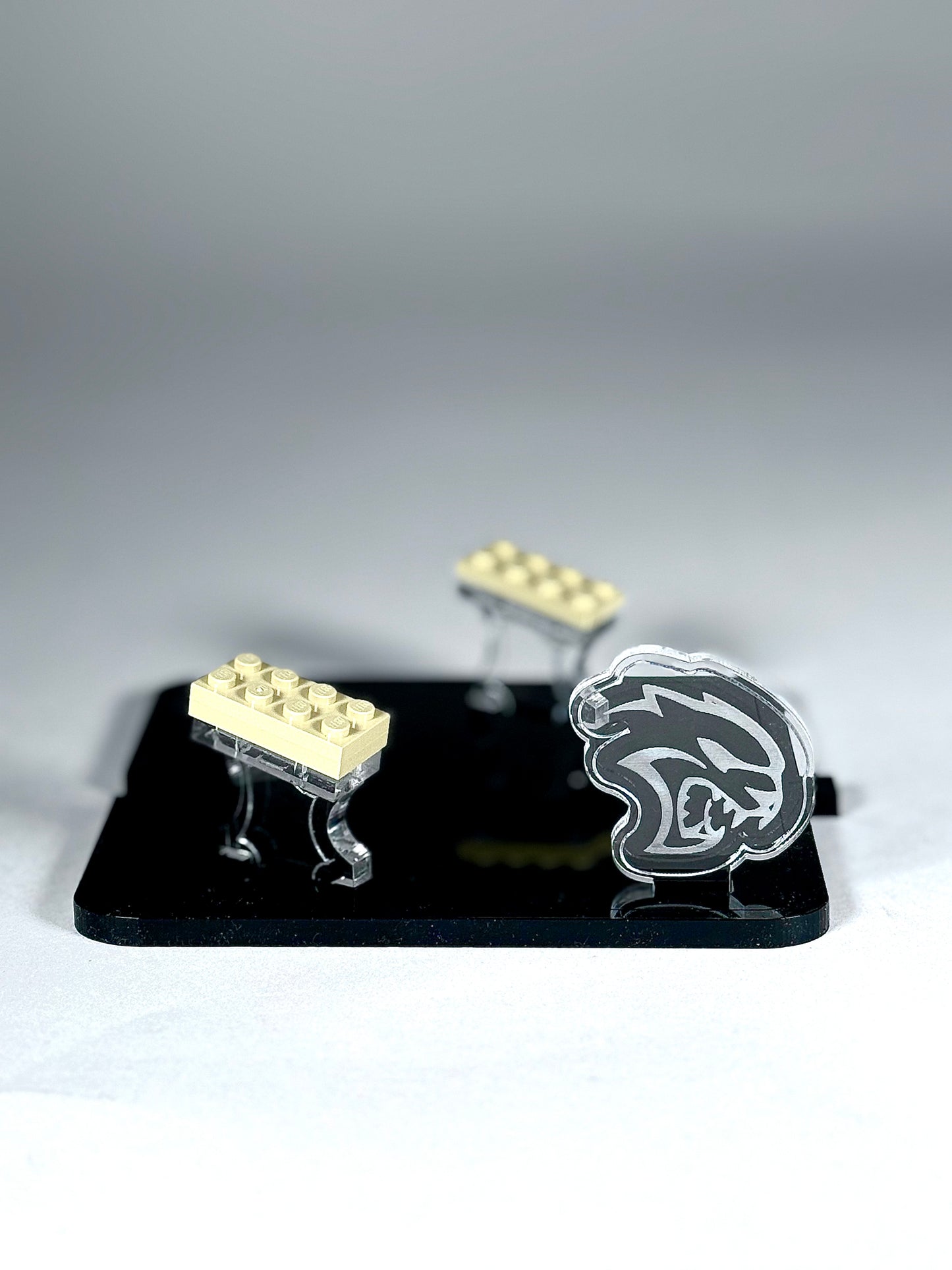 Display Stand for LEGO® Dodge Challenger SRT Hellcat Sports Car Set# 77237