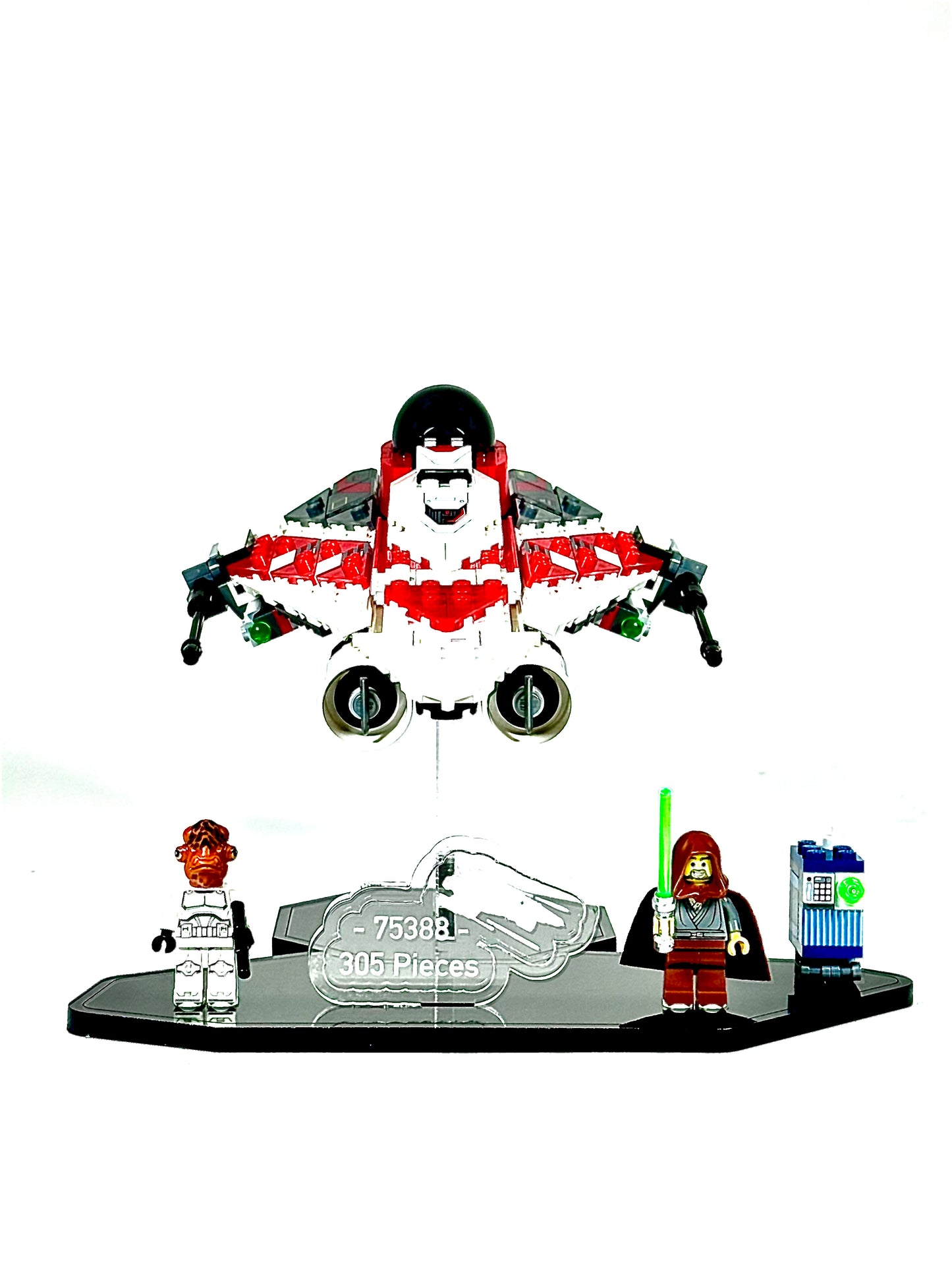 Display Stand designed for LEGO® Star Wars Jedi Bob's Starfighter 75388