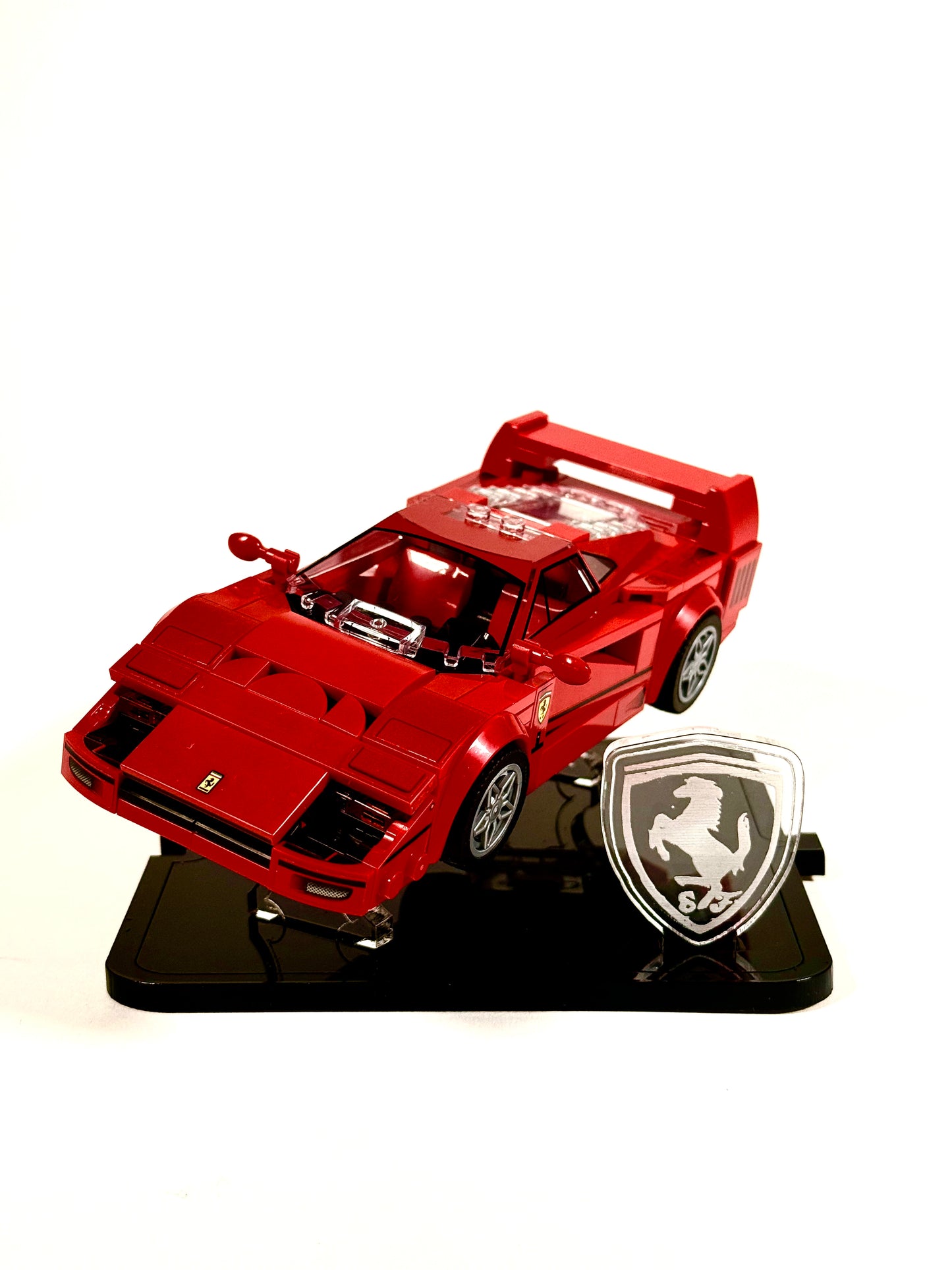 Display Stand for LEGO® Ferrari F40 Supercar Set# 76934