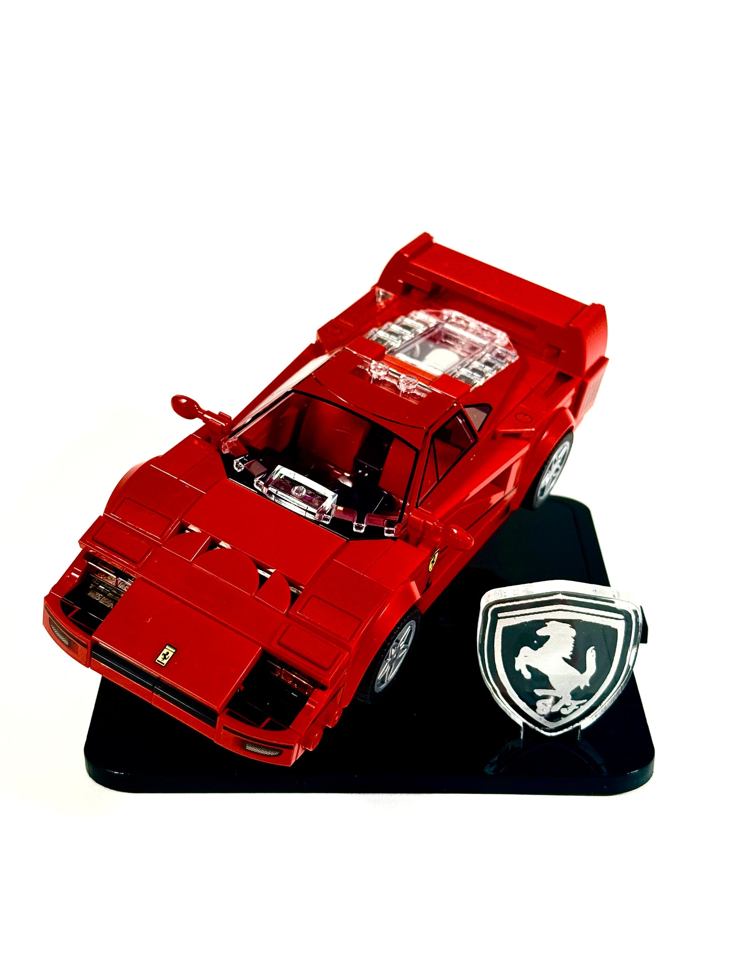 Display Stand for LEGO® Ferrari F40 Supercar Set# 76934