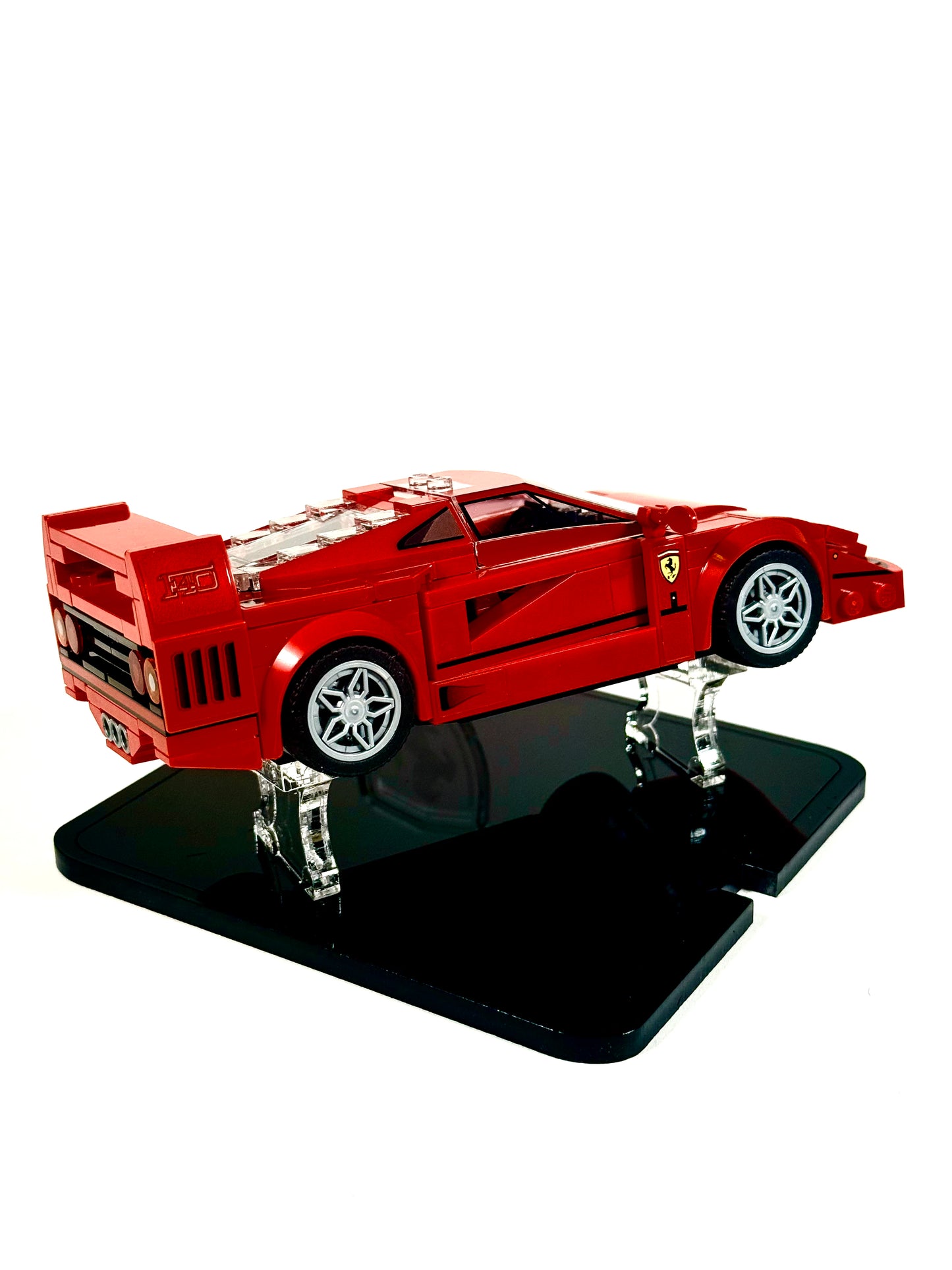Display Stand for LEGO® Ferrari F40 Supercar Set# 76934