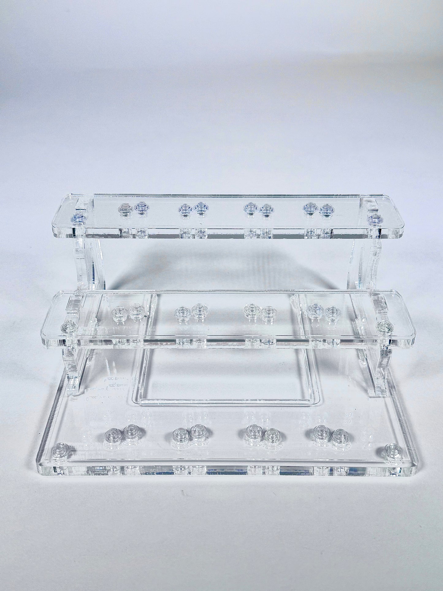 12 Minifigure Display Stand in Clear Acrylic for Lego® Minifigures