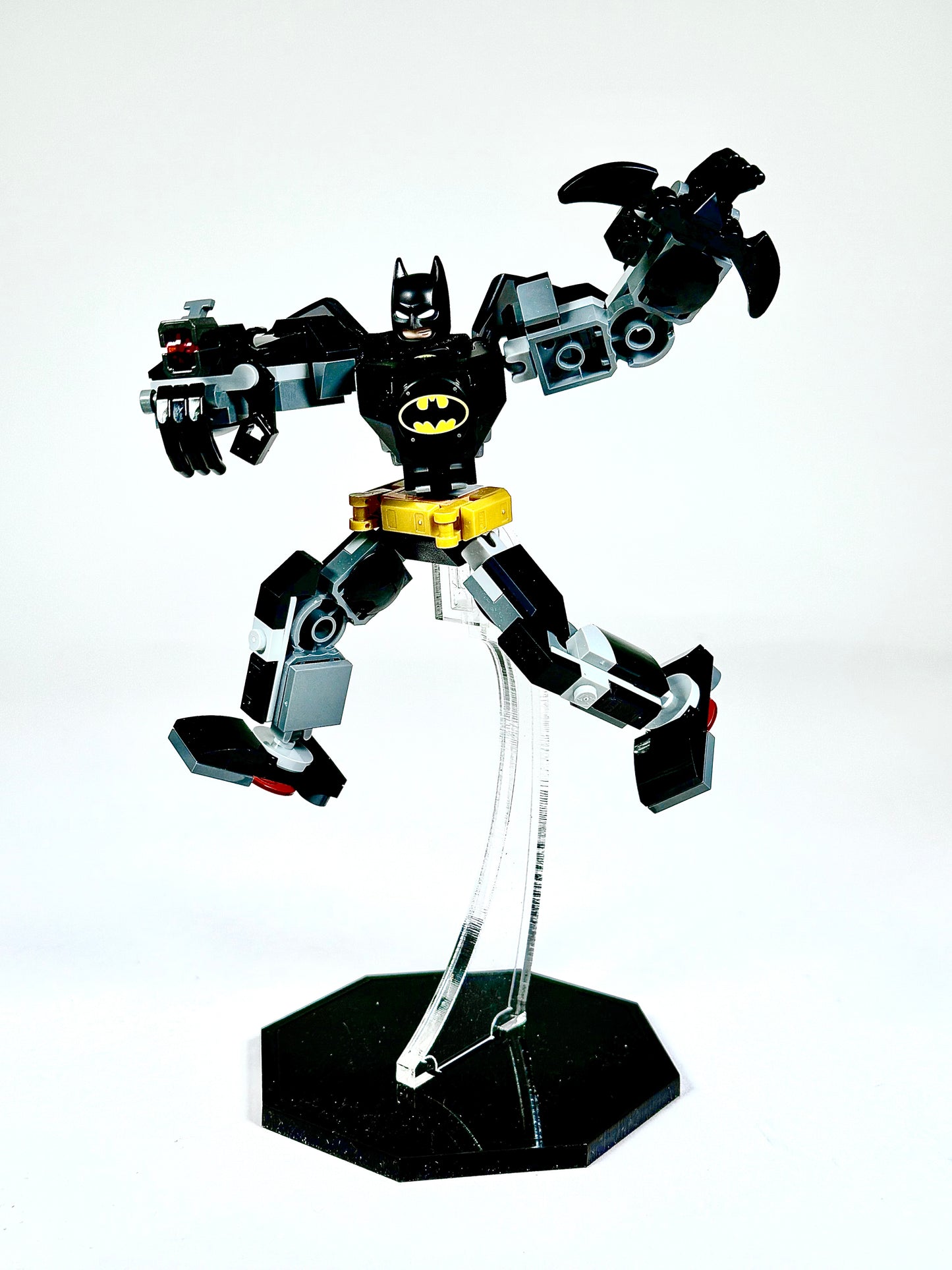 Universal Display Stand for LEGO® Mechs – Dynamic Action Pose Support