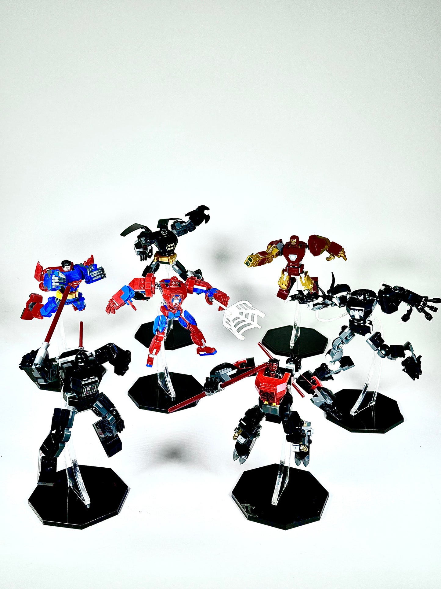 Universal Display Stand for LEGO® Mechs – Dynamic Action Pose Support