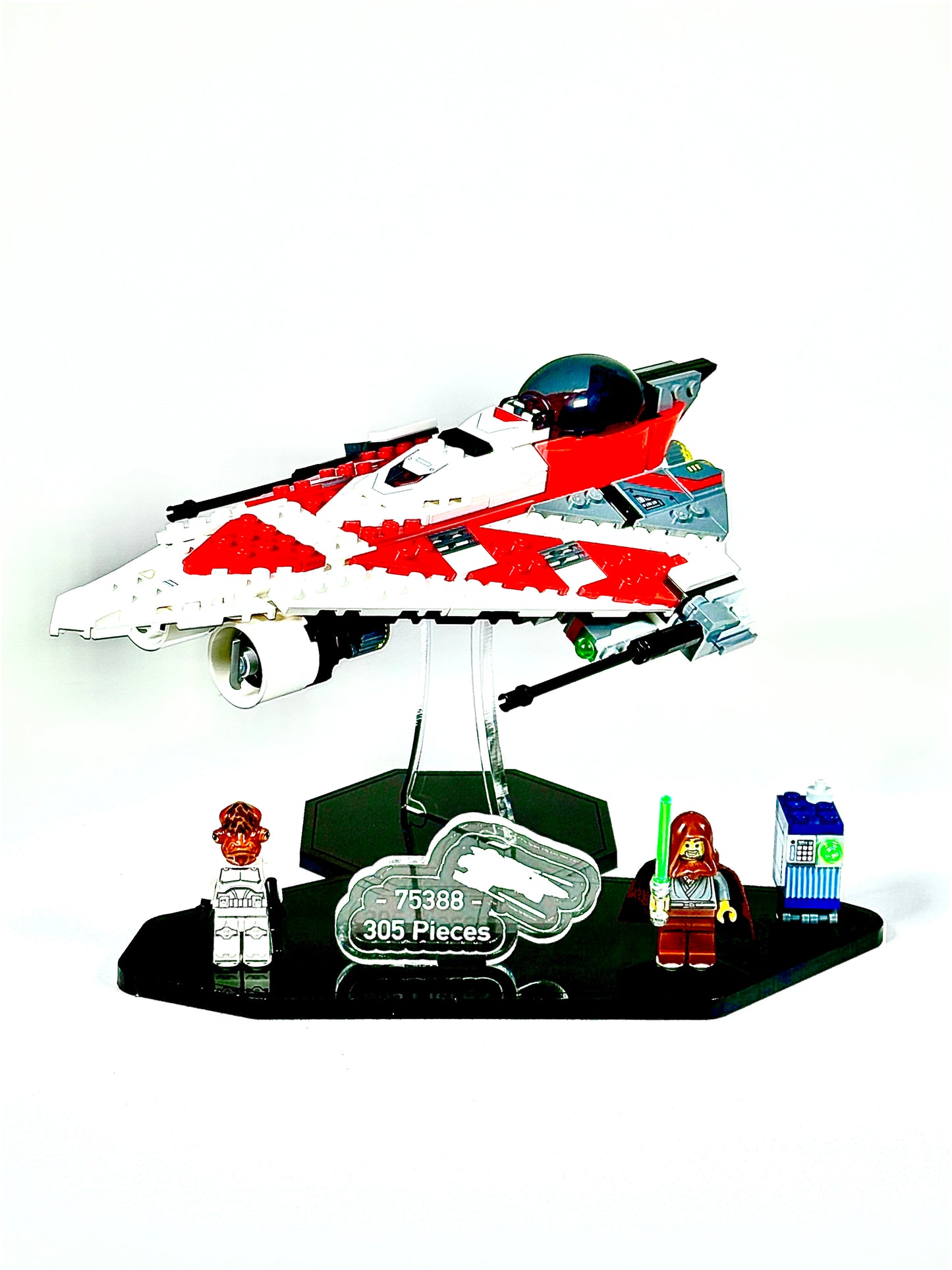 Display Stand designed for LEGO® Star Wars Jedi Bob's Starfighter 75388