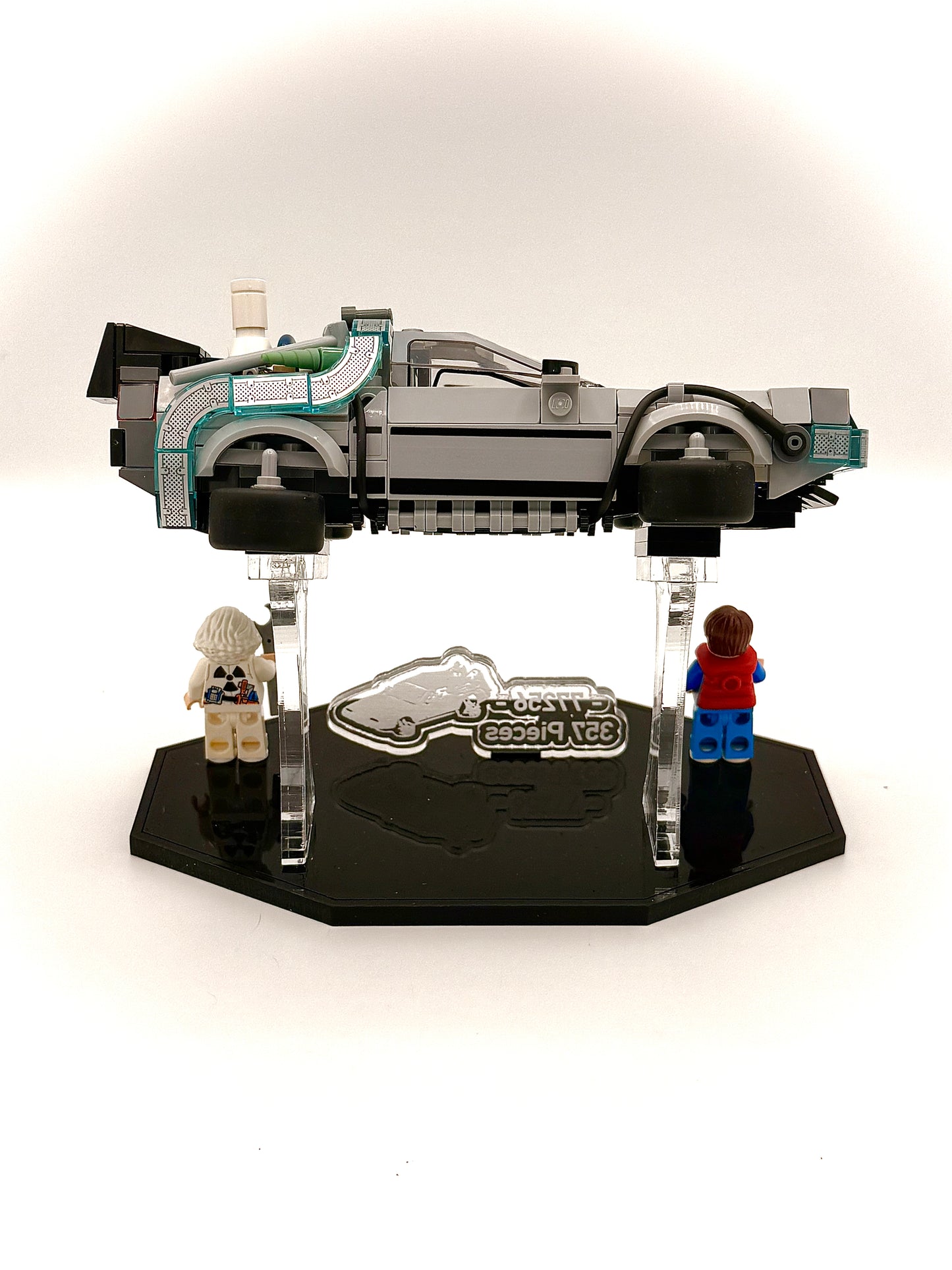 Display Stand for the LEGO® Back to the Future’s Time Machine Speed Champions series set #77256