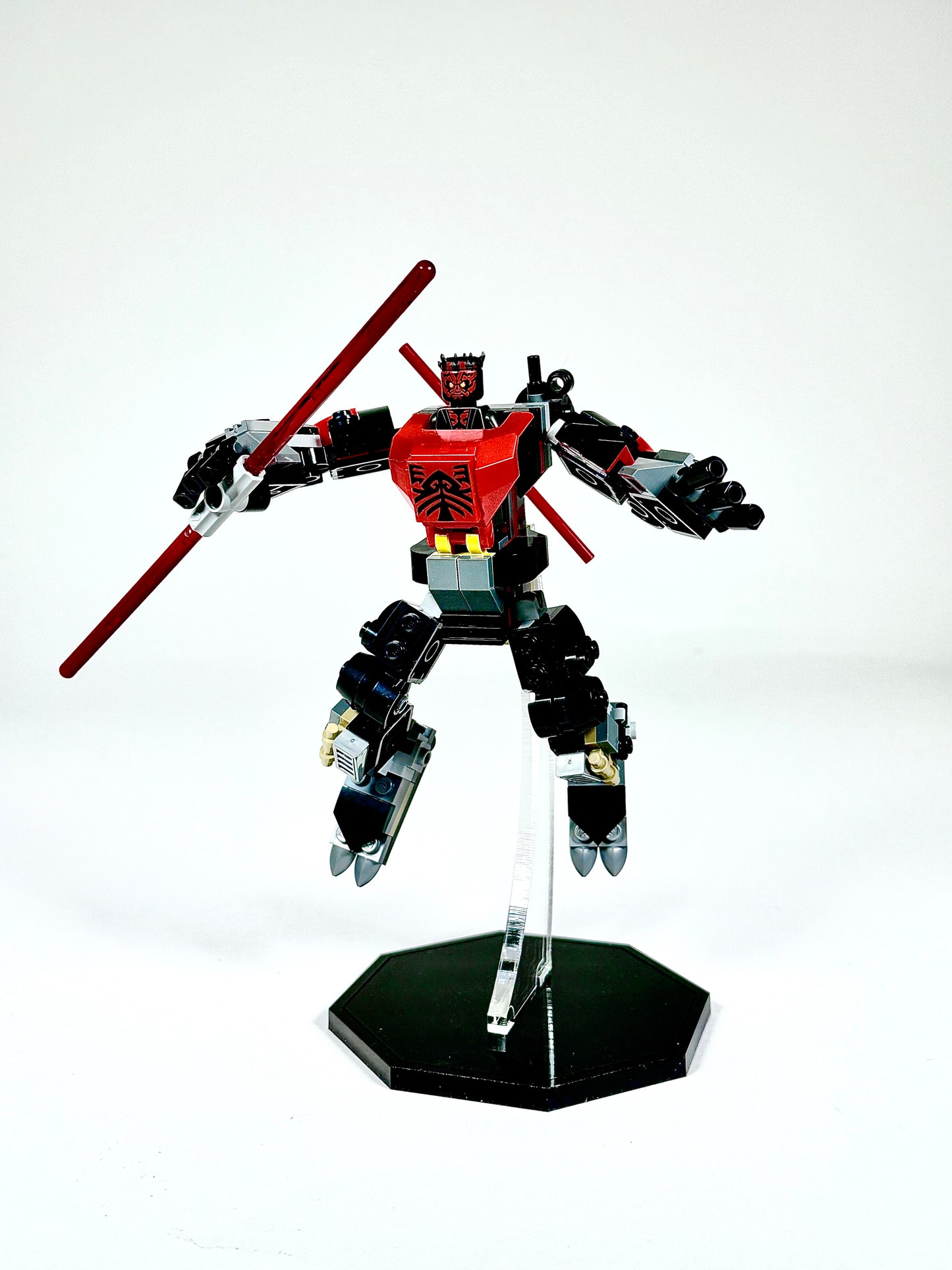 Universal Display Stand for LEGO® Mechs – Dynamic Action Pose Support