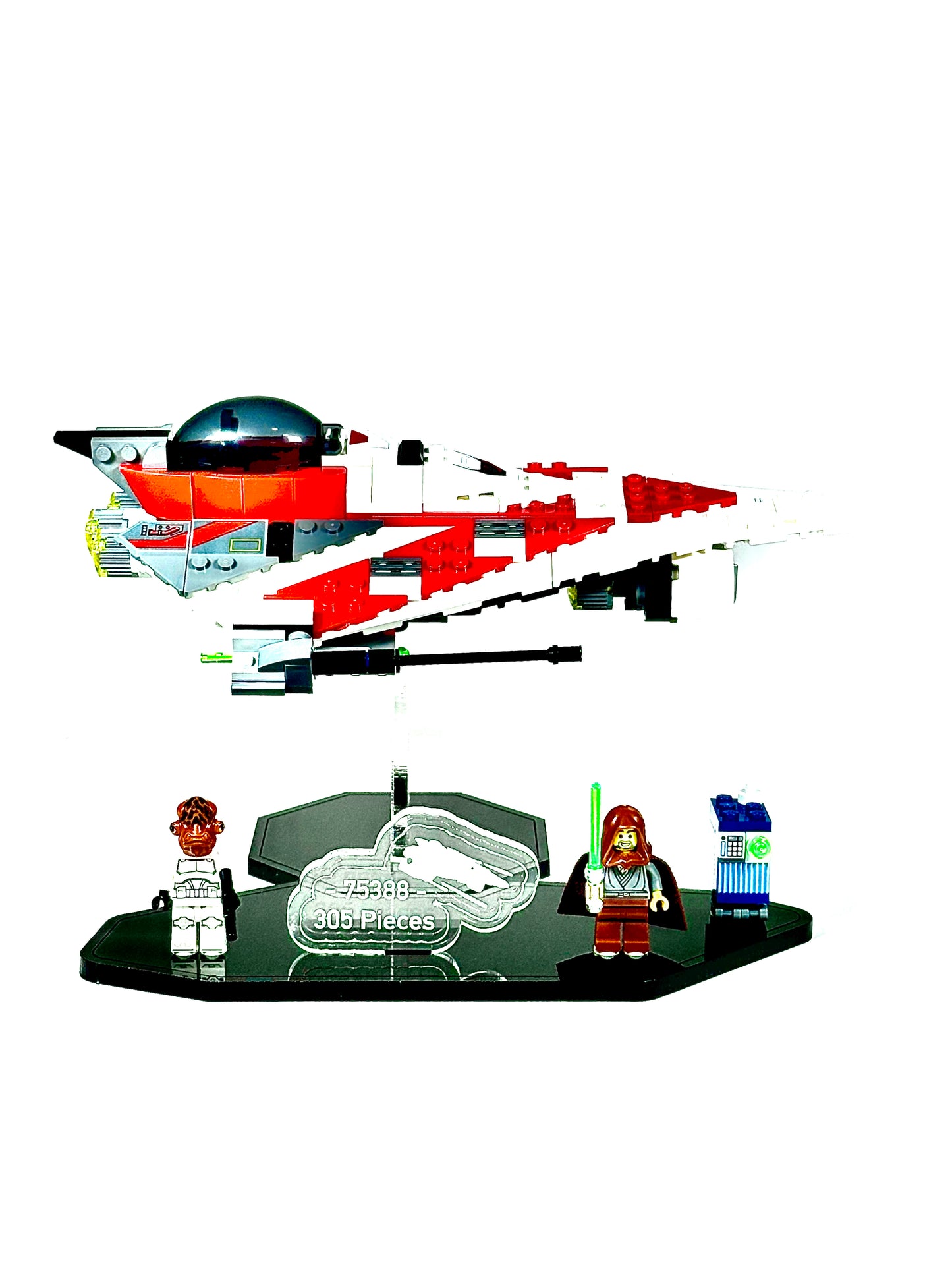 Display Stand designed for LEGO® Star Wars Jedi Bob's Starfighter 75388