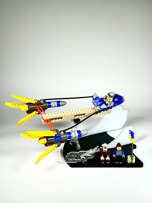 Display Stand designed for LEGO® Star Wars Anakin’s Podracer Set 7131