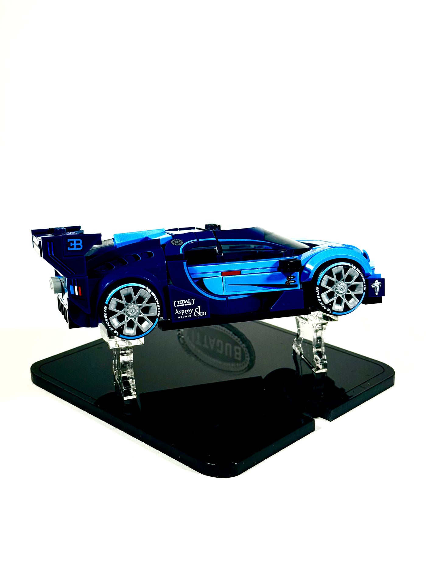 Display Stand for LEGO® Bugatti Vision GT Hyper Sports Car Set# 77253