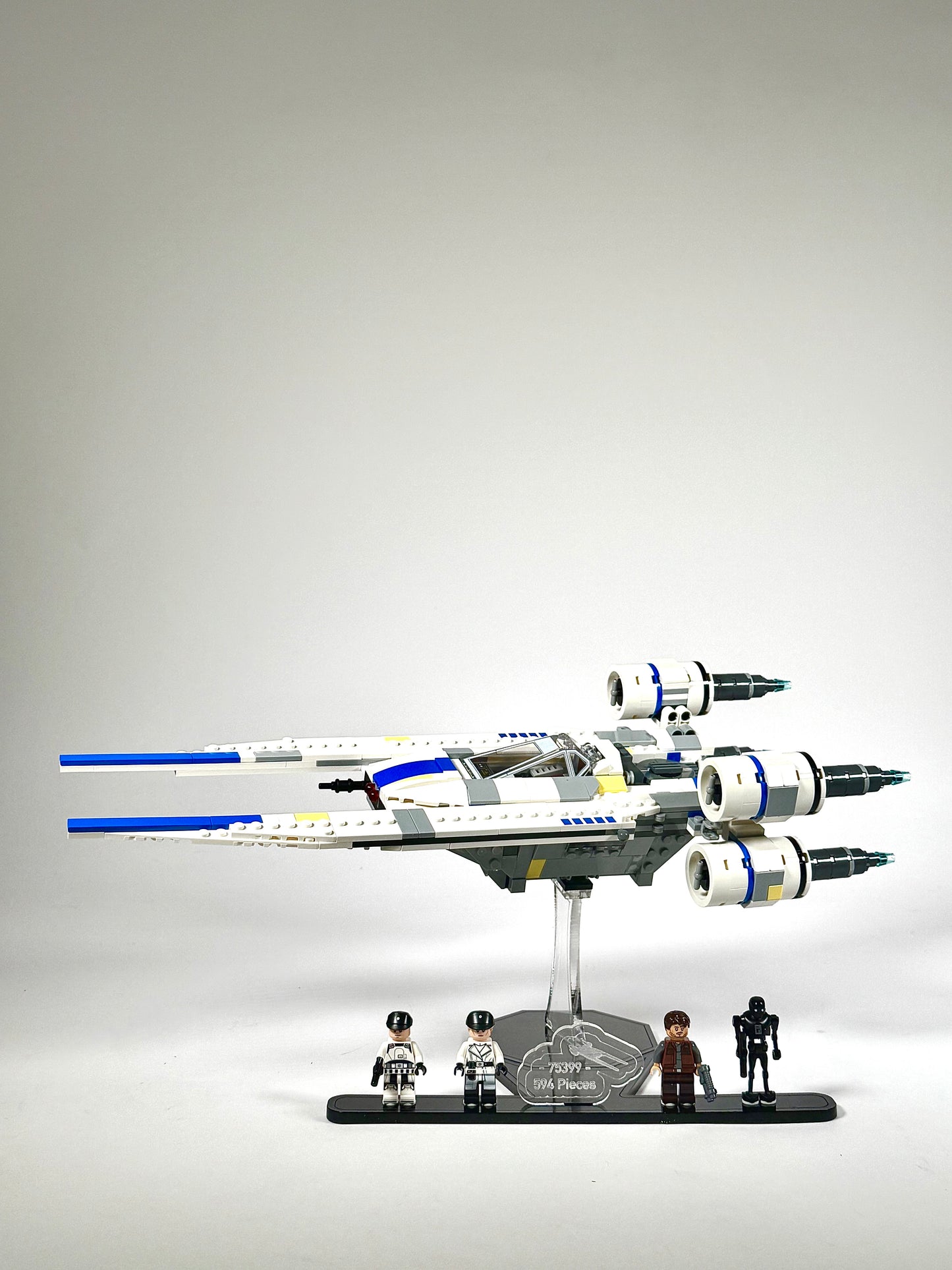 Display Stand designed for LEGO® Star Wars Rebel U-Wing Starfighter™ (75399)